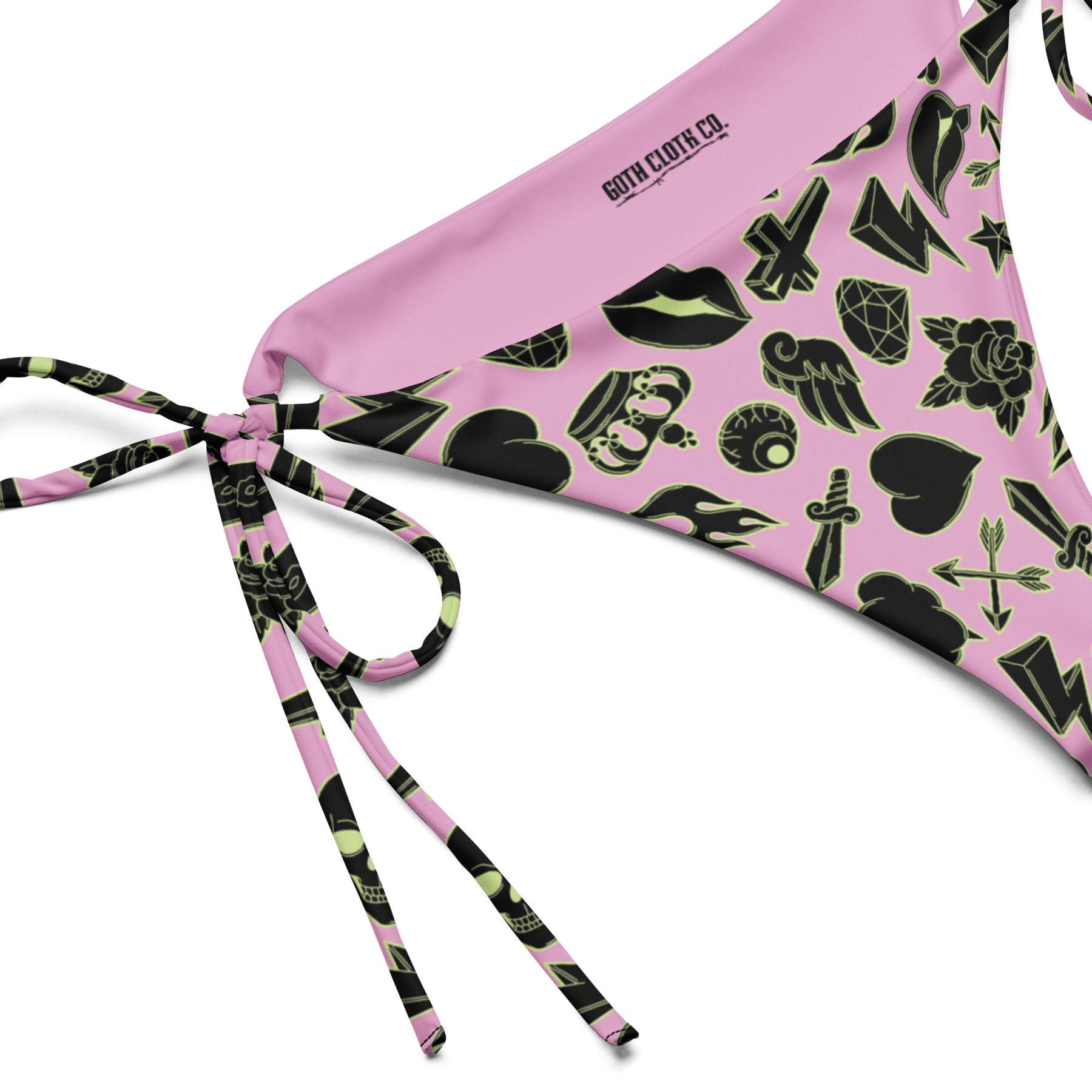 Punk Princess String Bikini Bottom - Goth Cloth Co.6543763_16575