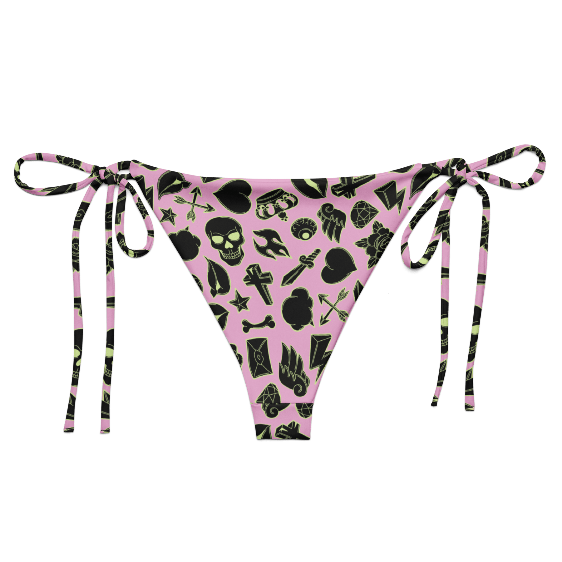 Punk Princess String Bikini Bottom - Goth Cloth Co.6543763_16575