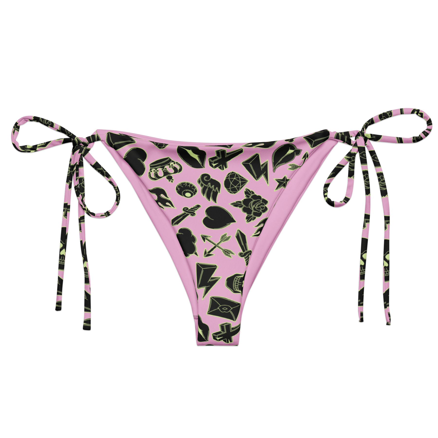 Punk Princess String Bikini Bottom - Goth Cloth Co.6543763_16575