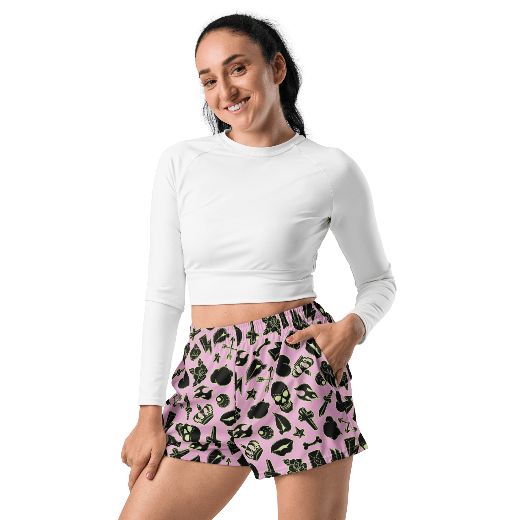 Punk Princess Unisex Swim Trunks - Goth Cloth Co.4293005_9804