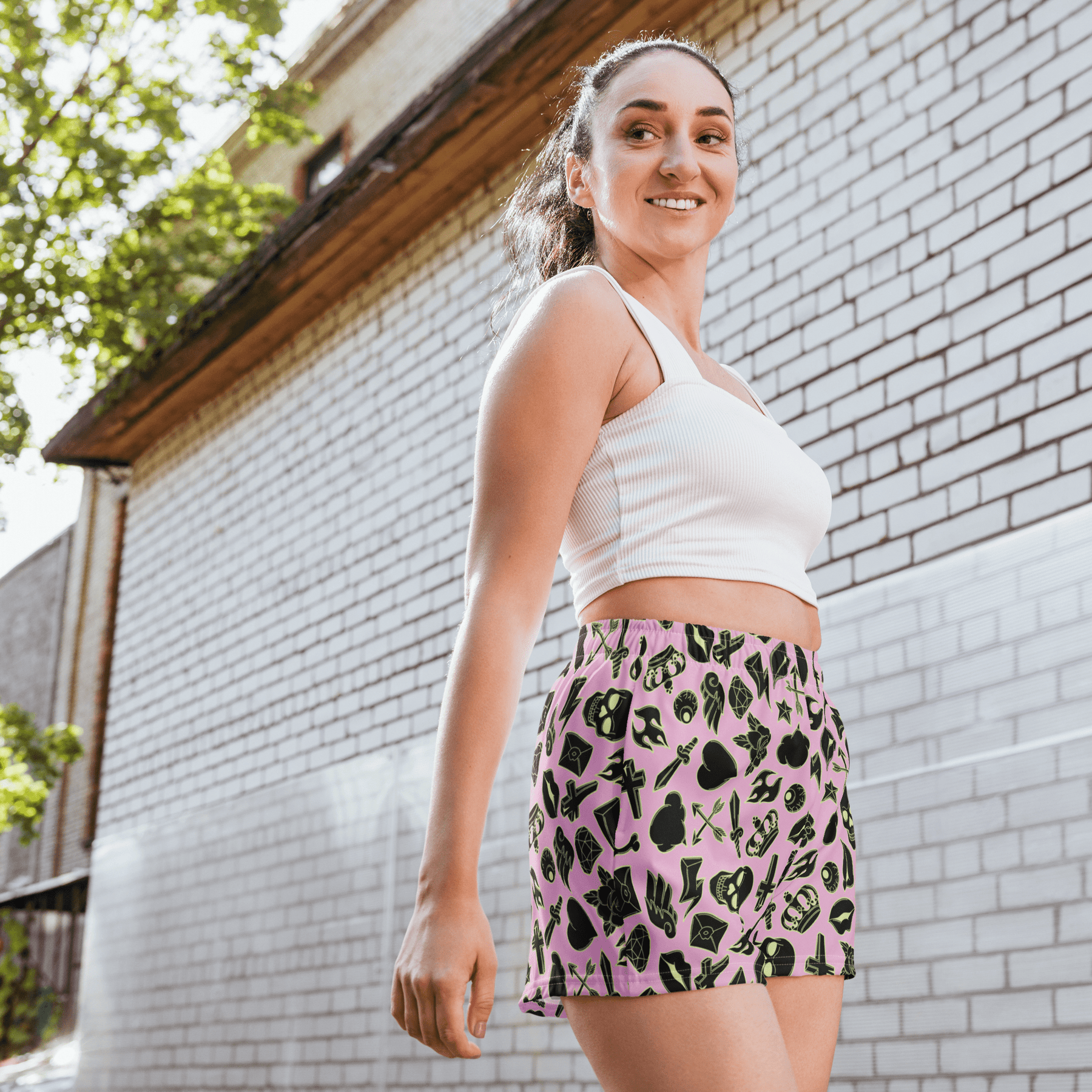 Punk Princess Unisex Swim Trunks - Goth Cloth Co.4293005_9804