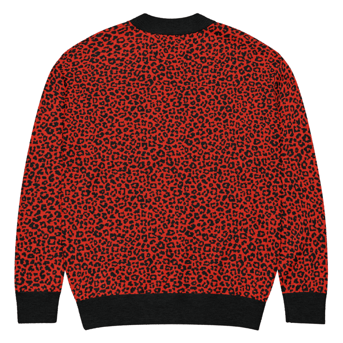 Red Leopard Knit Cardigan - Goth Cloth Co.9839386_21030