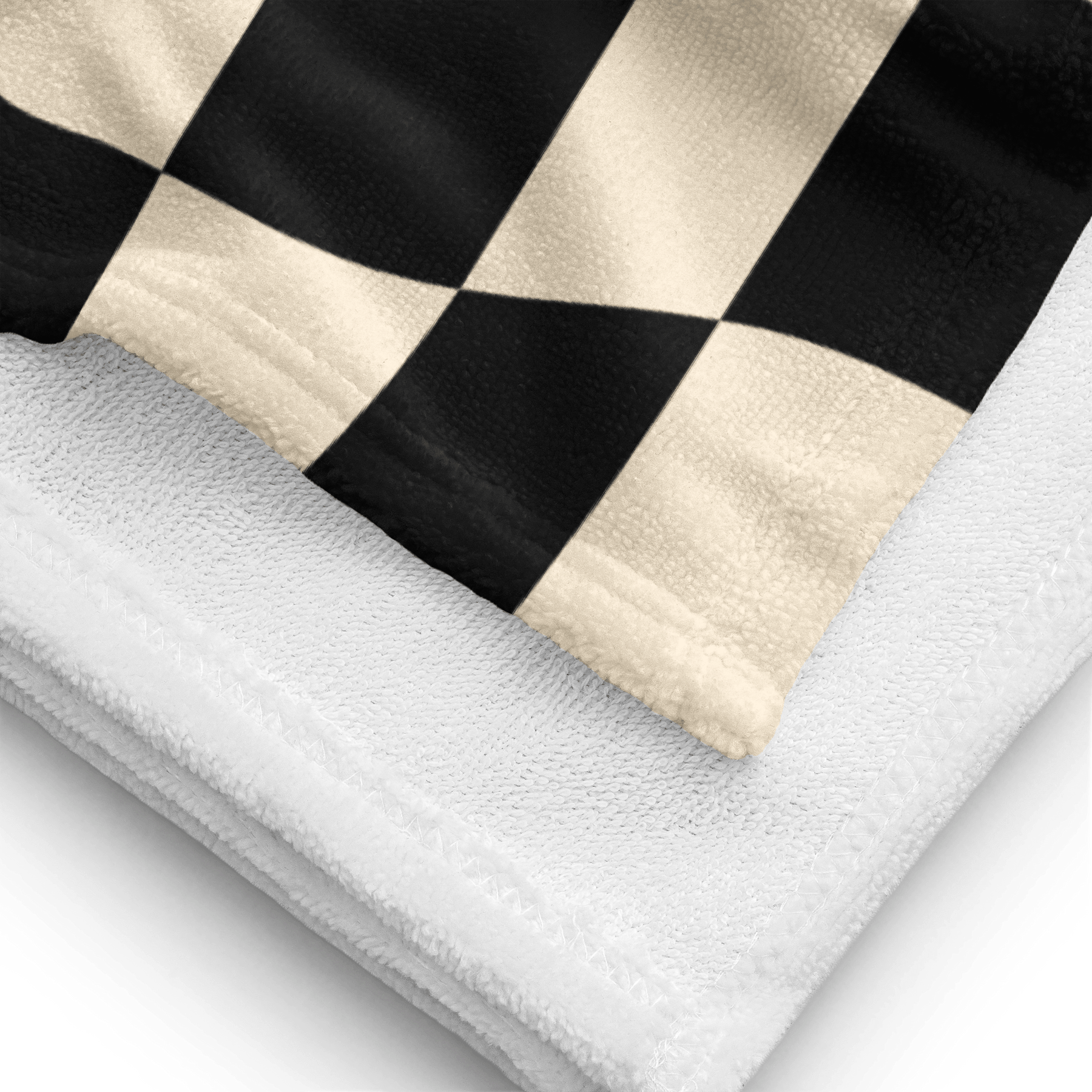 Retro Checkered Towel - Goth Cloth Co.9172672_8874