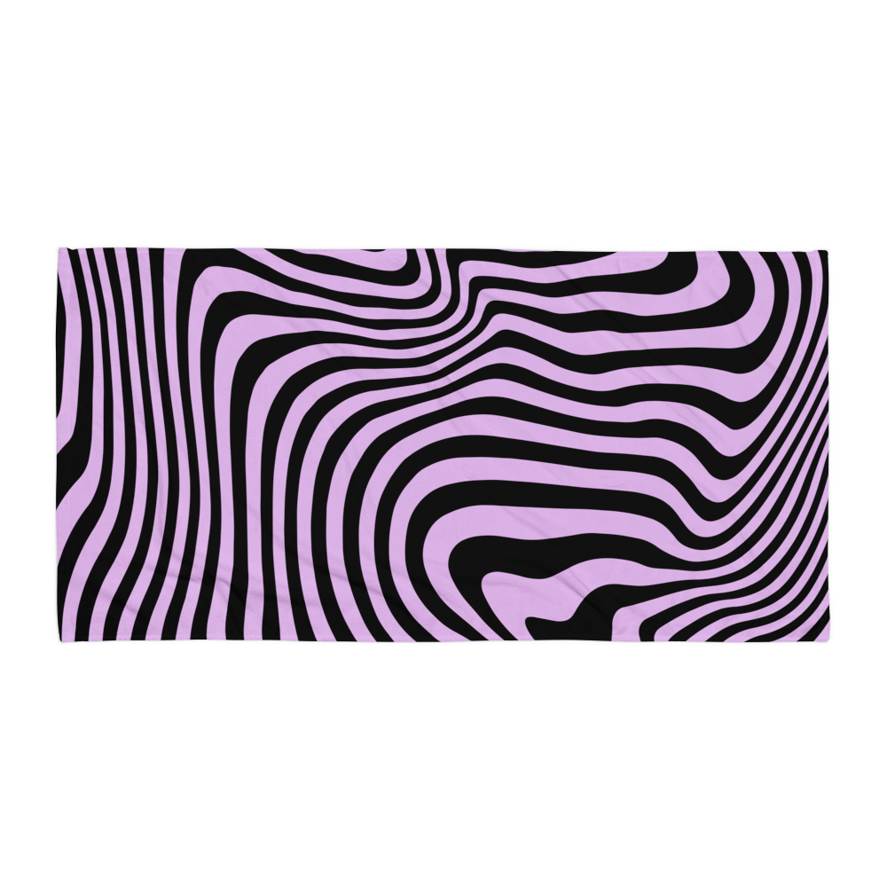 Retro Wave Beach Towel - Goth Cloth Co.7338683_8874