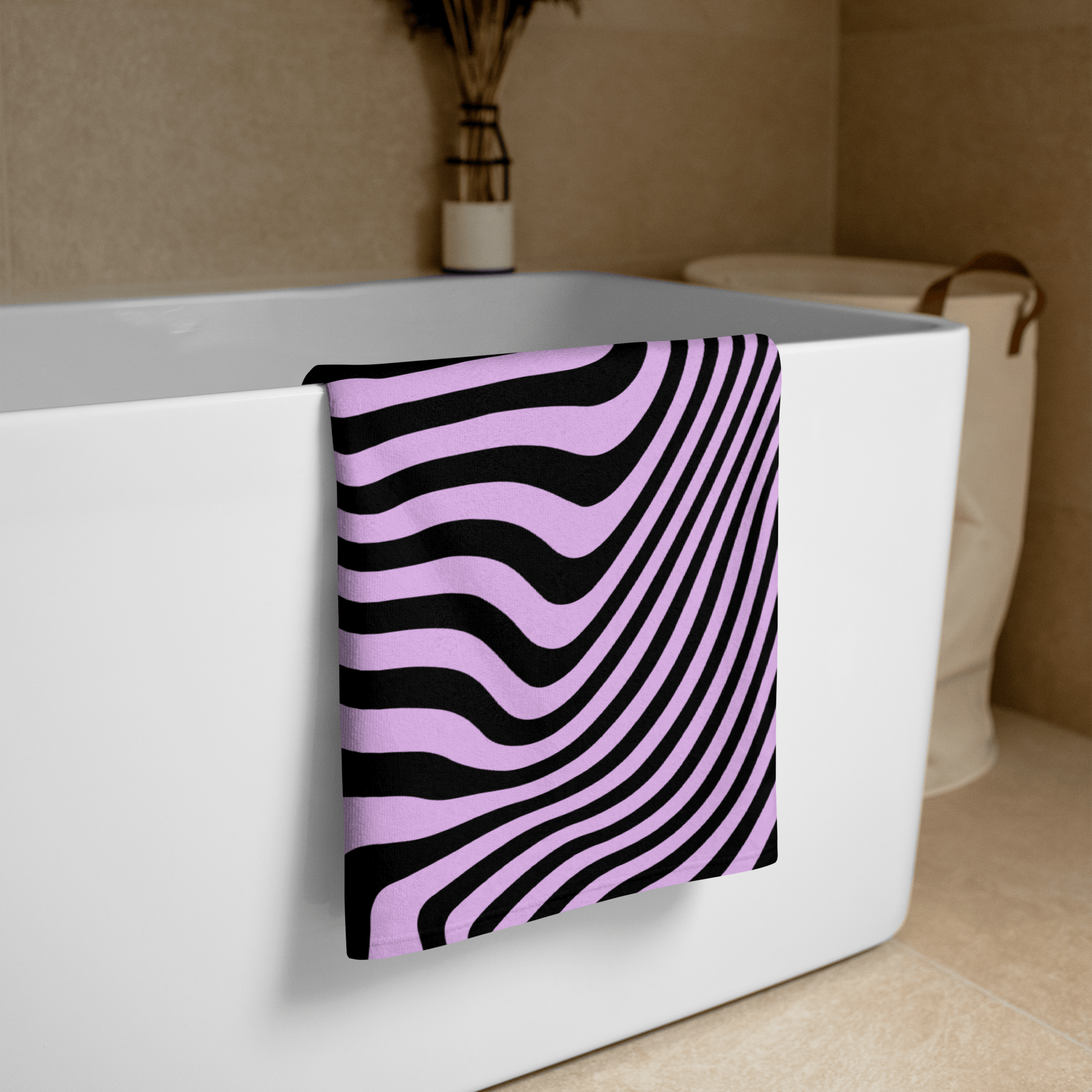 Retro Wave Beach Towel - Goth Cloth Co.7338683_8874