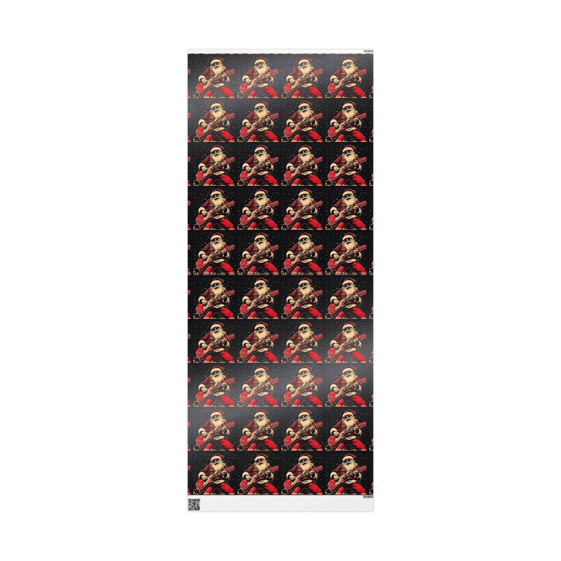 Rock - n - Roll Santa Gift Wrap - Goth Cloth Co.Home Decor23554654720061976833