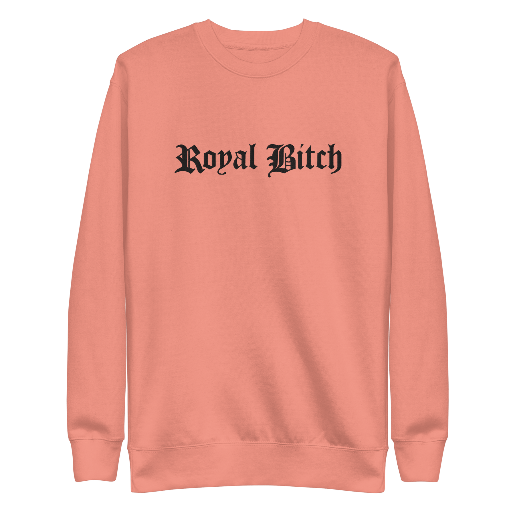 Royal Bitch Embroidered Sweatshirt - Goth Cloth Co.8131241_13863