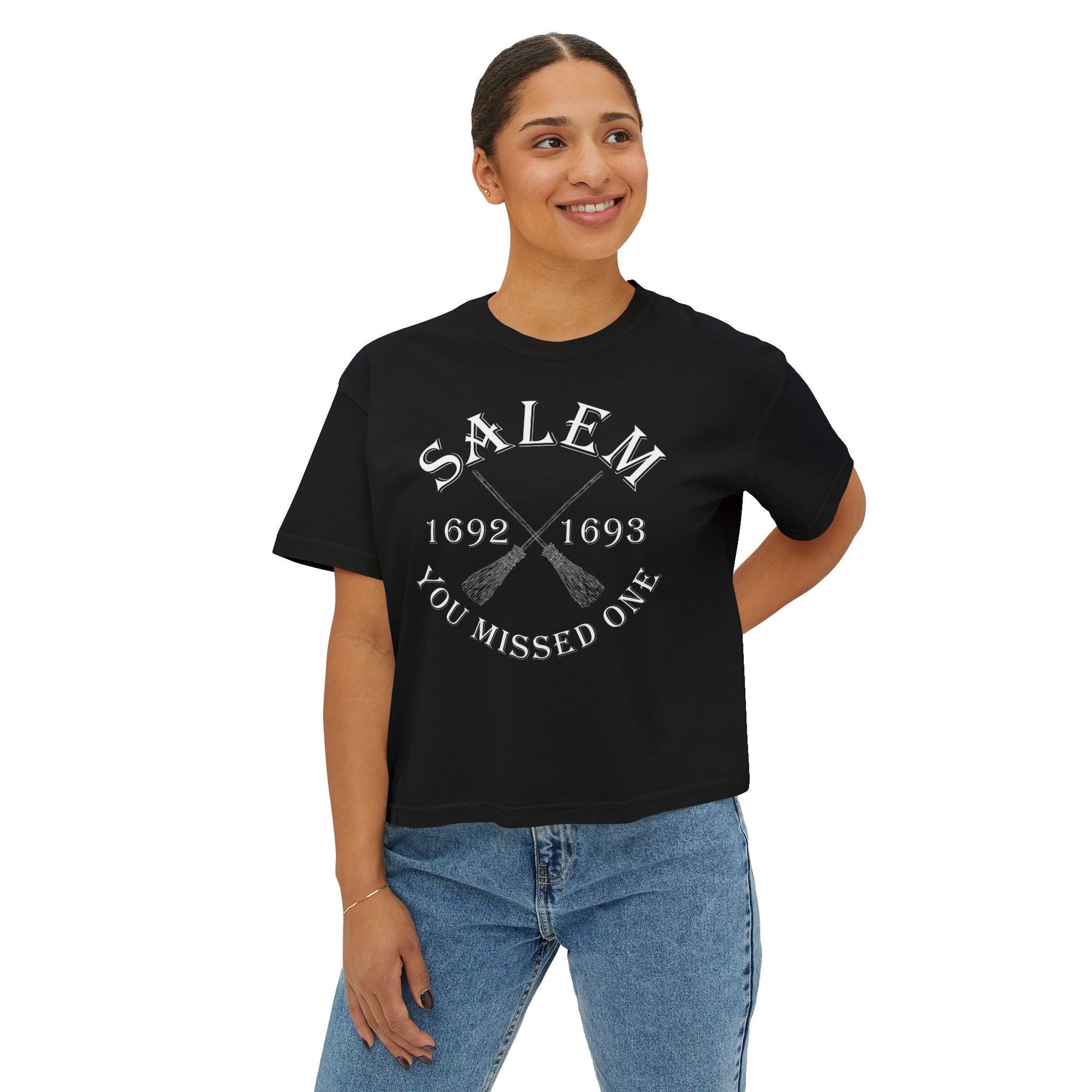 Salem You Missed One Crop Top - Goth Cloth Co.T-Shirt28527012723831467458