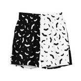 Seeing Double Split Bats Men's Lined Swim Trunks - Goth Cloth Co.7021657_14636