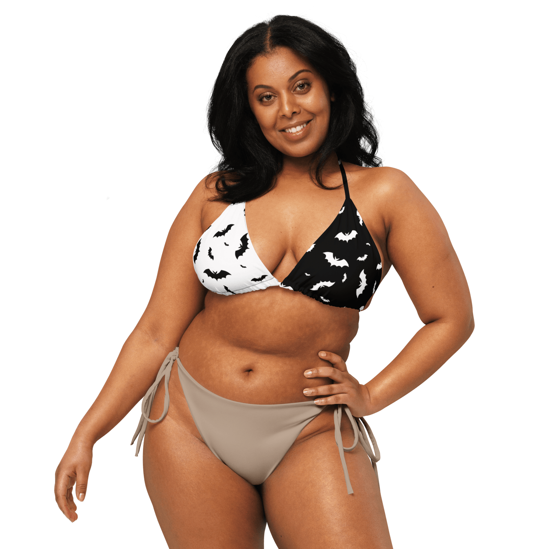 Seeing Double Split Bats String Bikini Top - Goth Cloth Co.7255390_16564