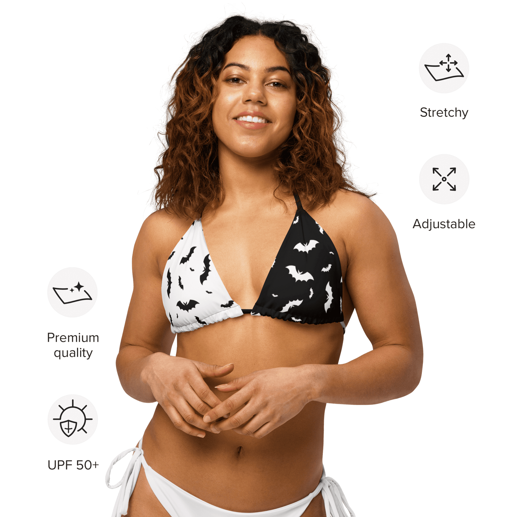 Seeing Double Split Bats String Bikini Top - Goth Cloth Co.7255390_16564