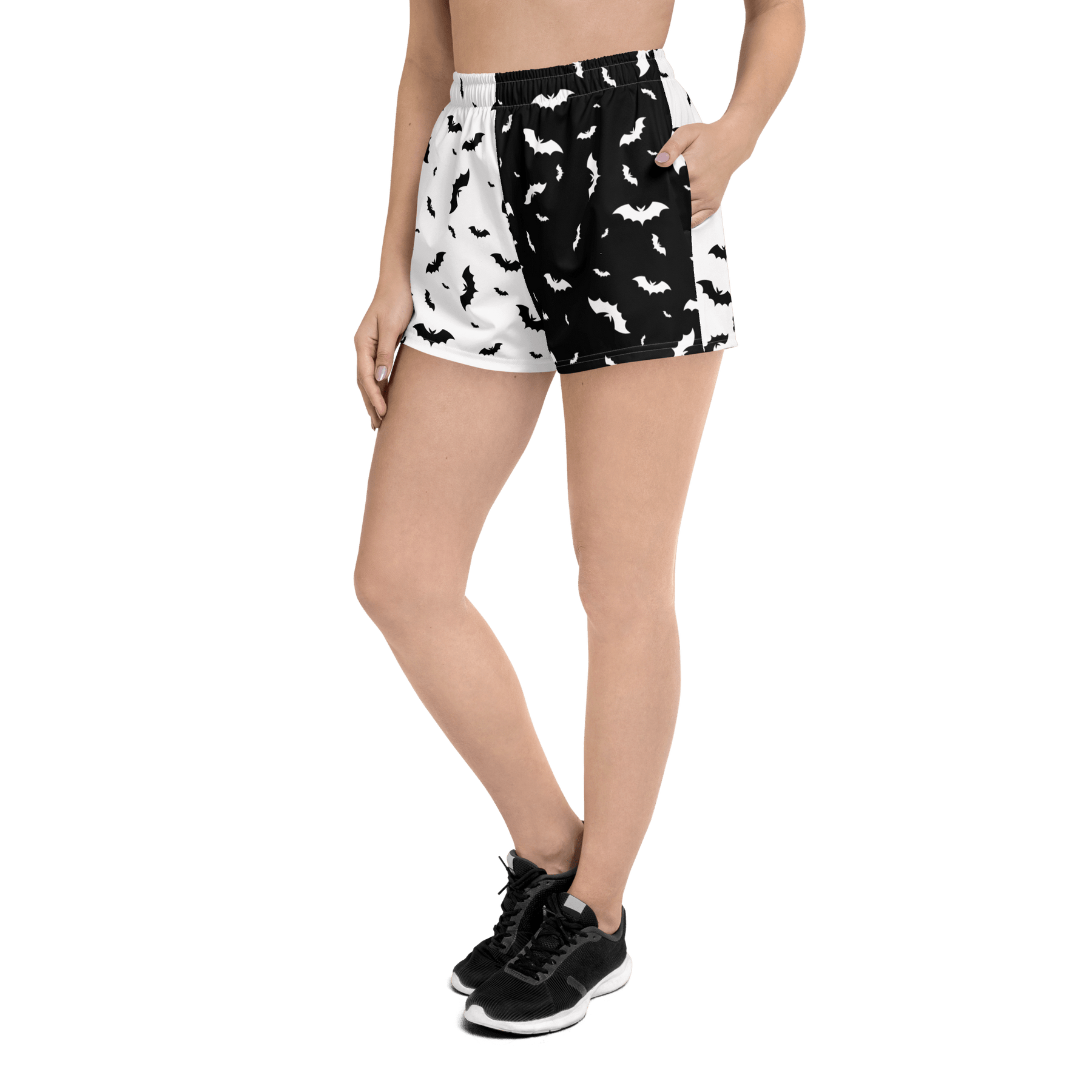 Seeing Double Split Bats Unisex Swim Trunks - Goth Cloth Co.4793613_9804