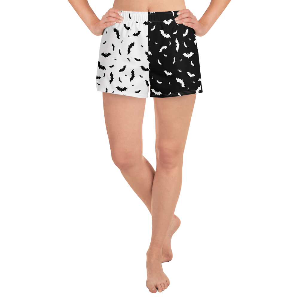 Seeing Double Split Bats Unisex Swim Trunks - Goth Cloth Co.4793613_9804