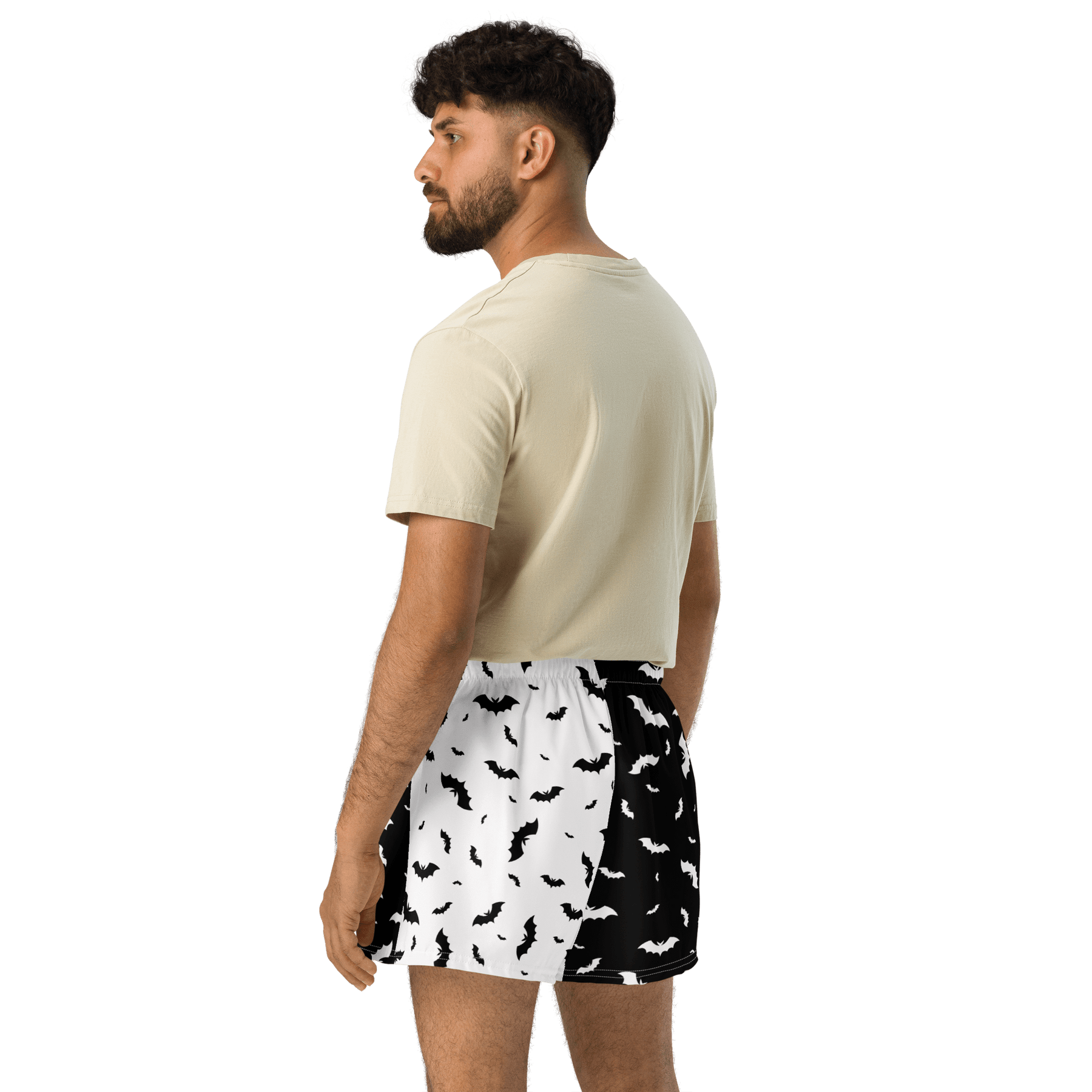 Seeing Double Split Bats Unisex Swim Trunks - Goth Cloth Co.4793613_9804