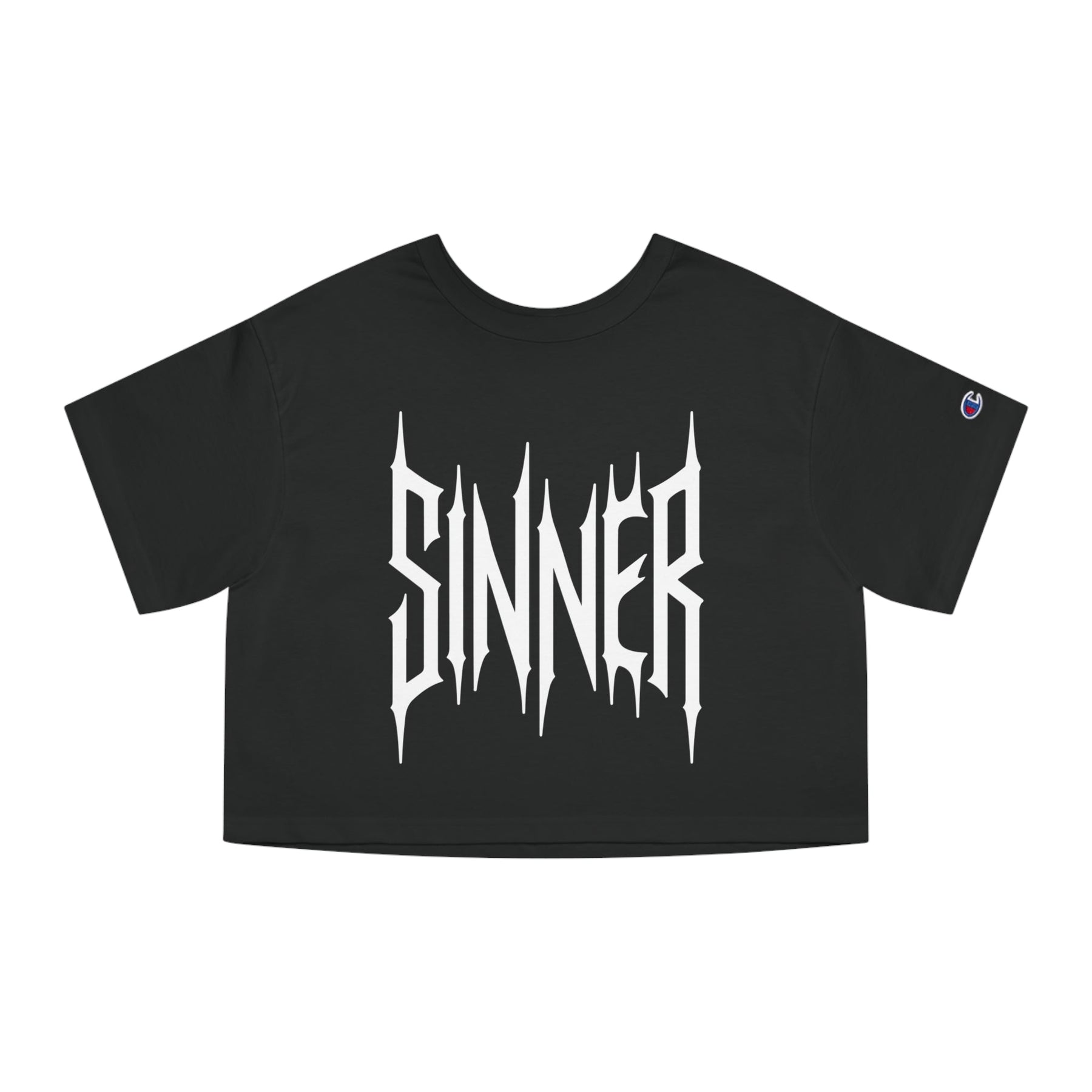 Sinner Heavyweight Cropped T-Shirt - Goth Cloth Co.T-Shirt10294469695406858255