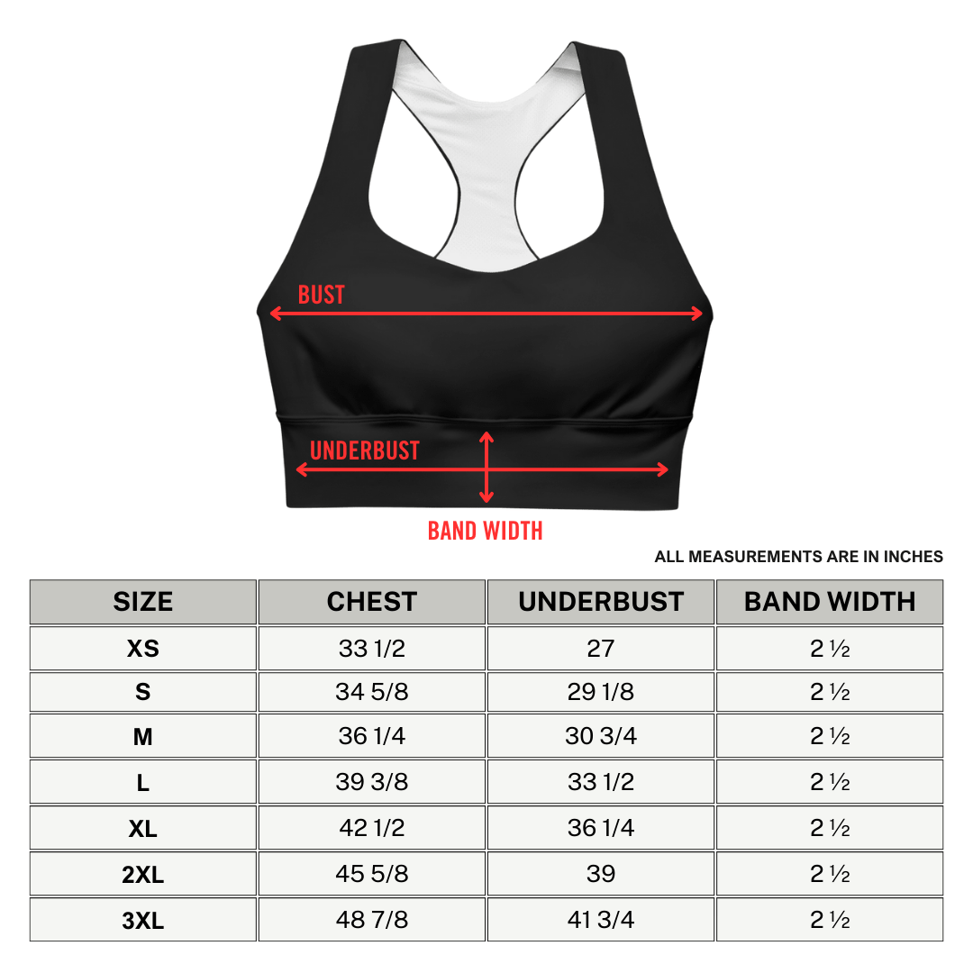 Skeleton Rave Longline Sports Bra - Goth Cloth Co.8750443_12290