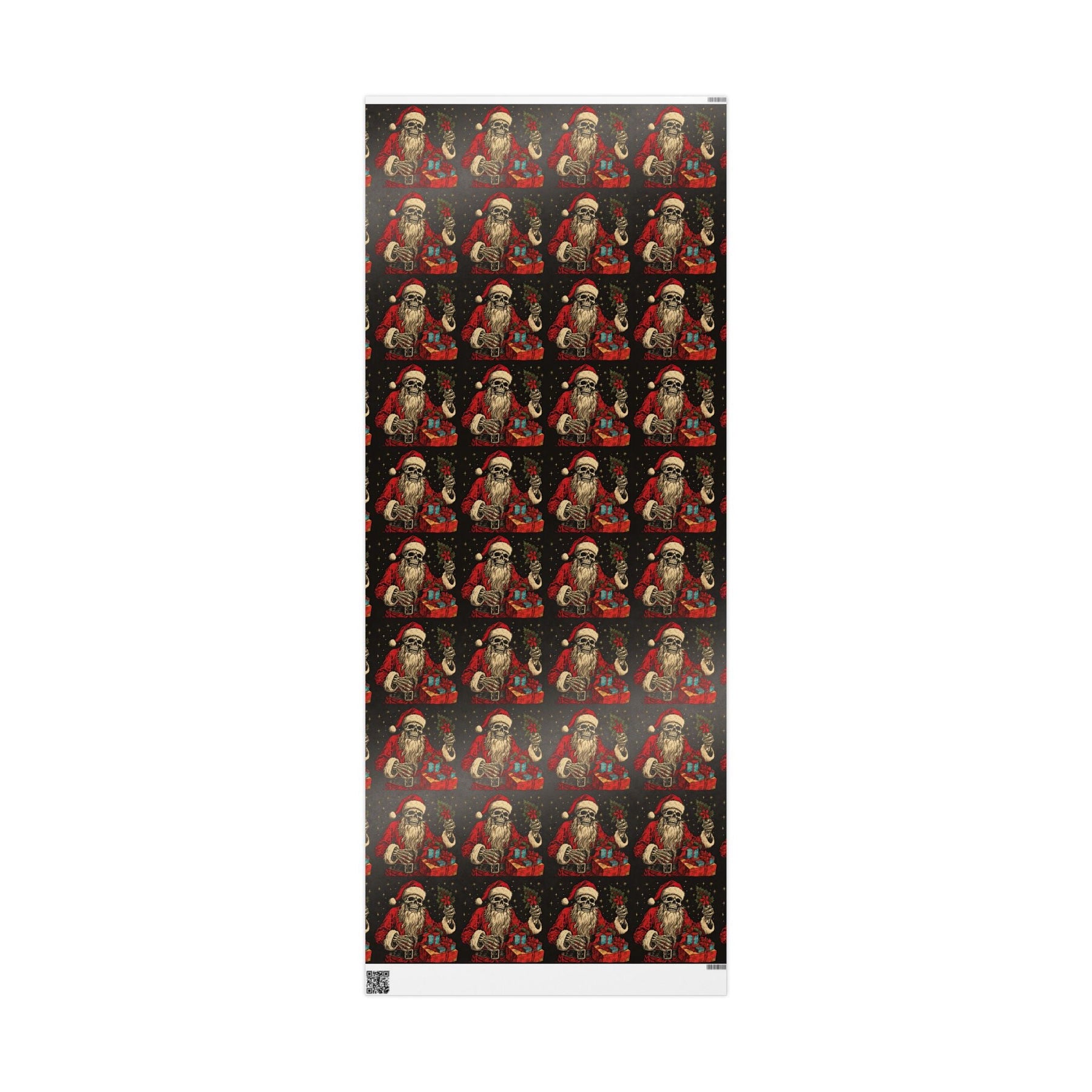 Skeleton Santa Gift Wrap - Goth Cloth Co.Home Decor20812785090709284160