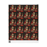 Skeleton Santa Gift Wrap - Goth Cloth Co.Home Decor33518356763180093911
