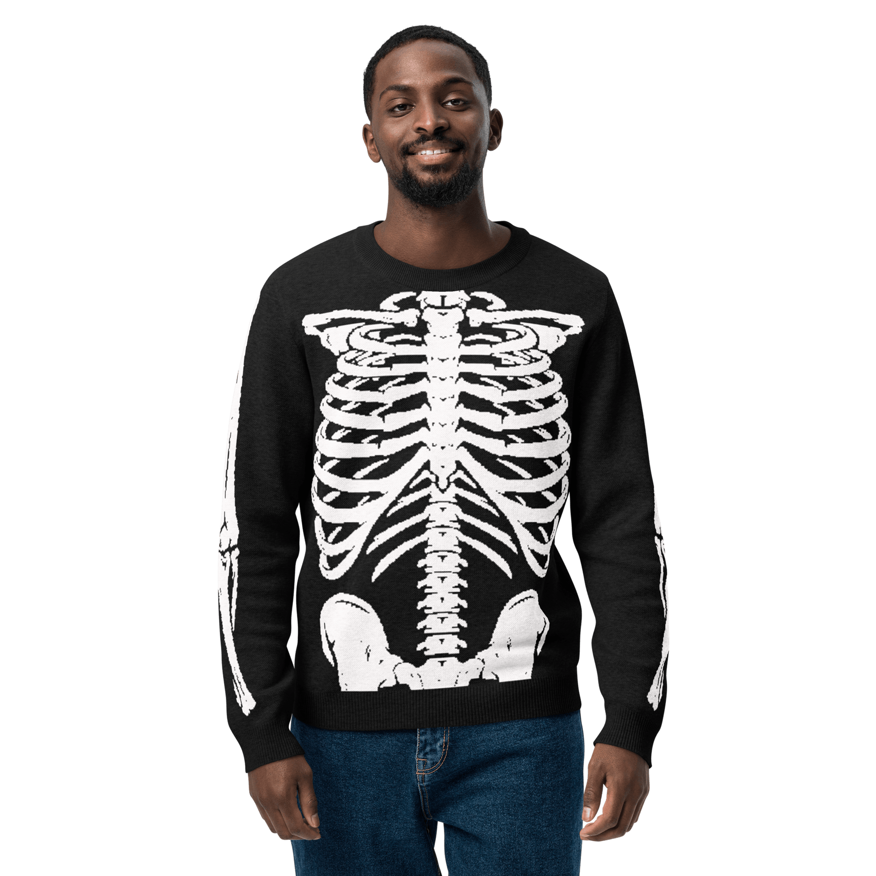 Skeleton Squad Knit Crew Neck Sweater - Goth Cloth Co.9847186_19635