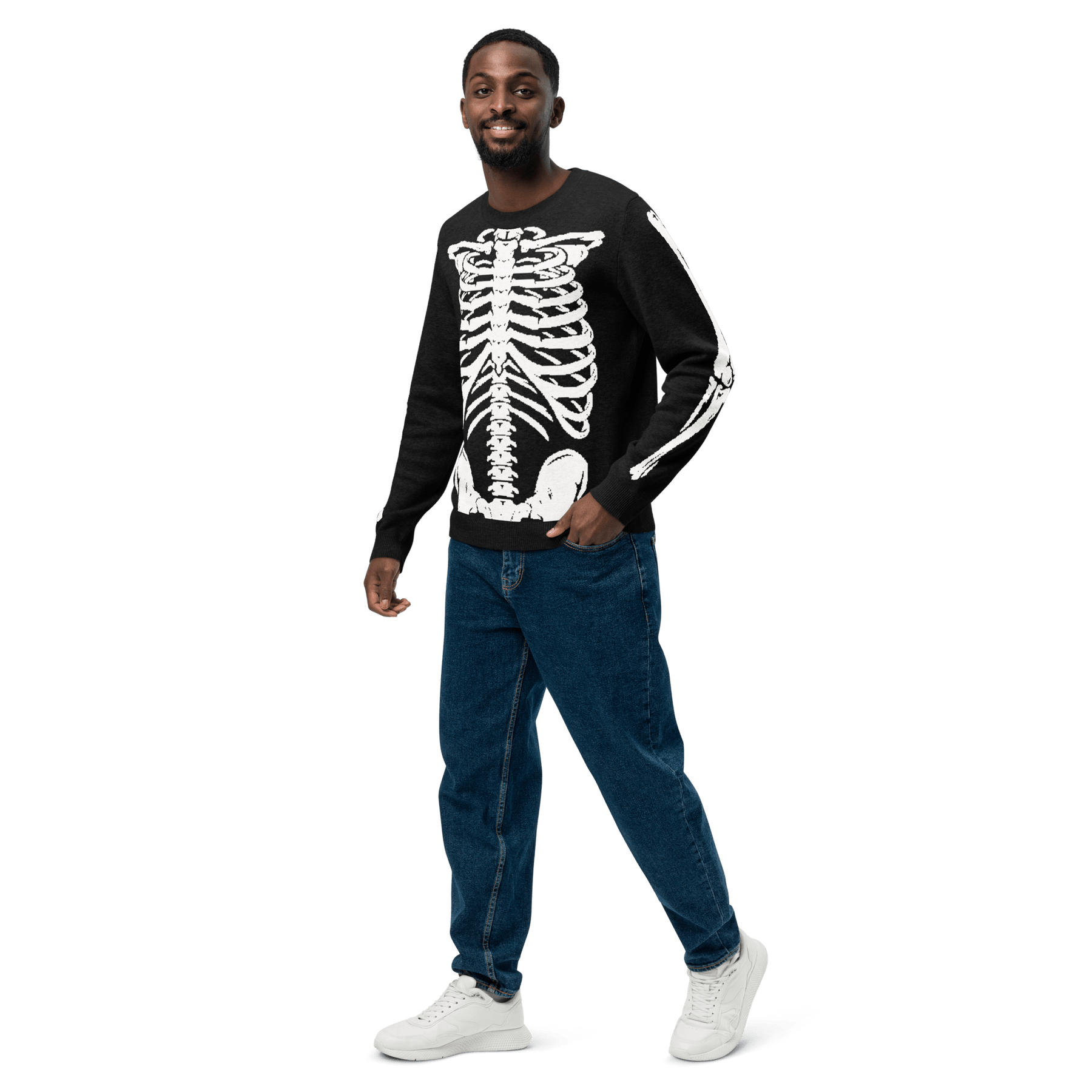 Skeleton Squad Knit Crew Neck Sweater - Goth Cloth Co.9847186_19635