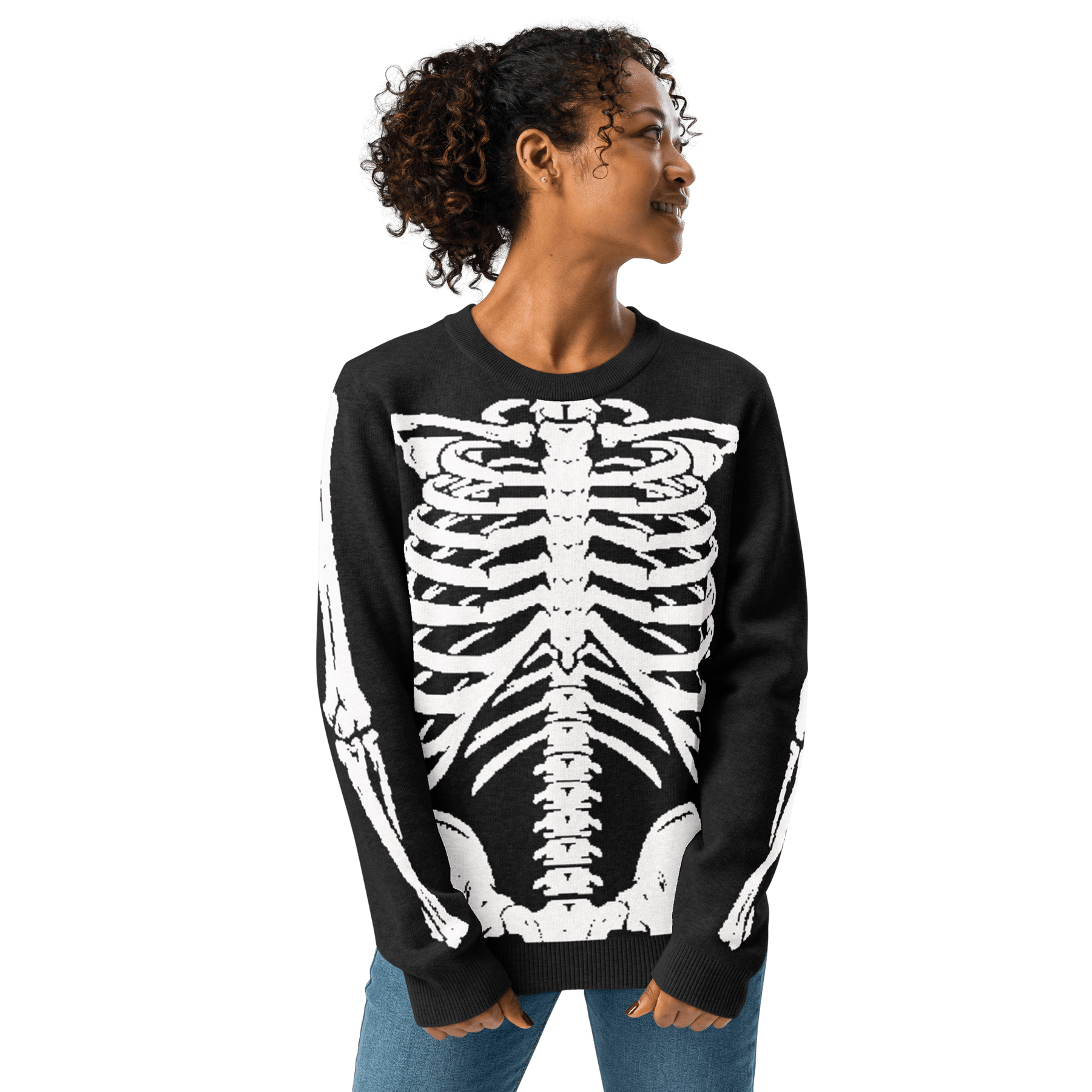 Skeleton Squad Knit Crew Neck Sweater - Goth Cloth Co.9847186_19635
