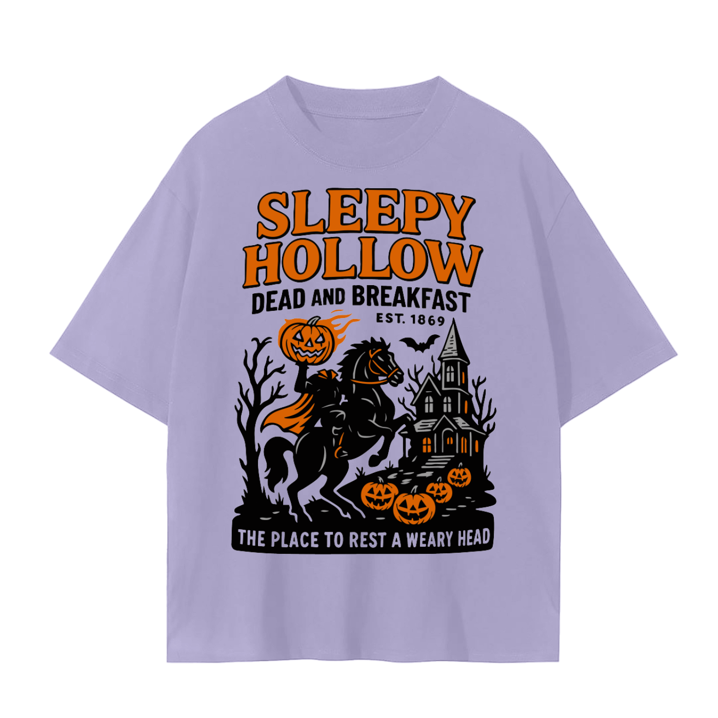 Sleepy Hollow Dead and Breakfast Comfy Tee - Goth Cloth Co.250906PODPQ0633013