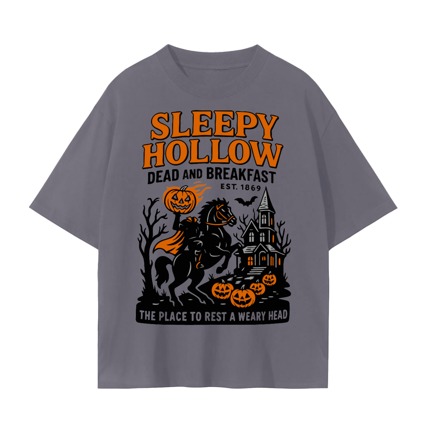 Sleepy Hollow Dead and Breakfast Comfy Tee - Goth Cloth Co.250906PODPQ0633019