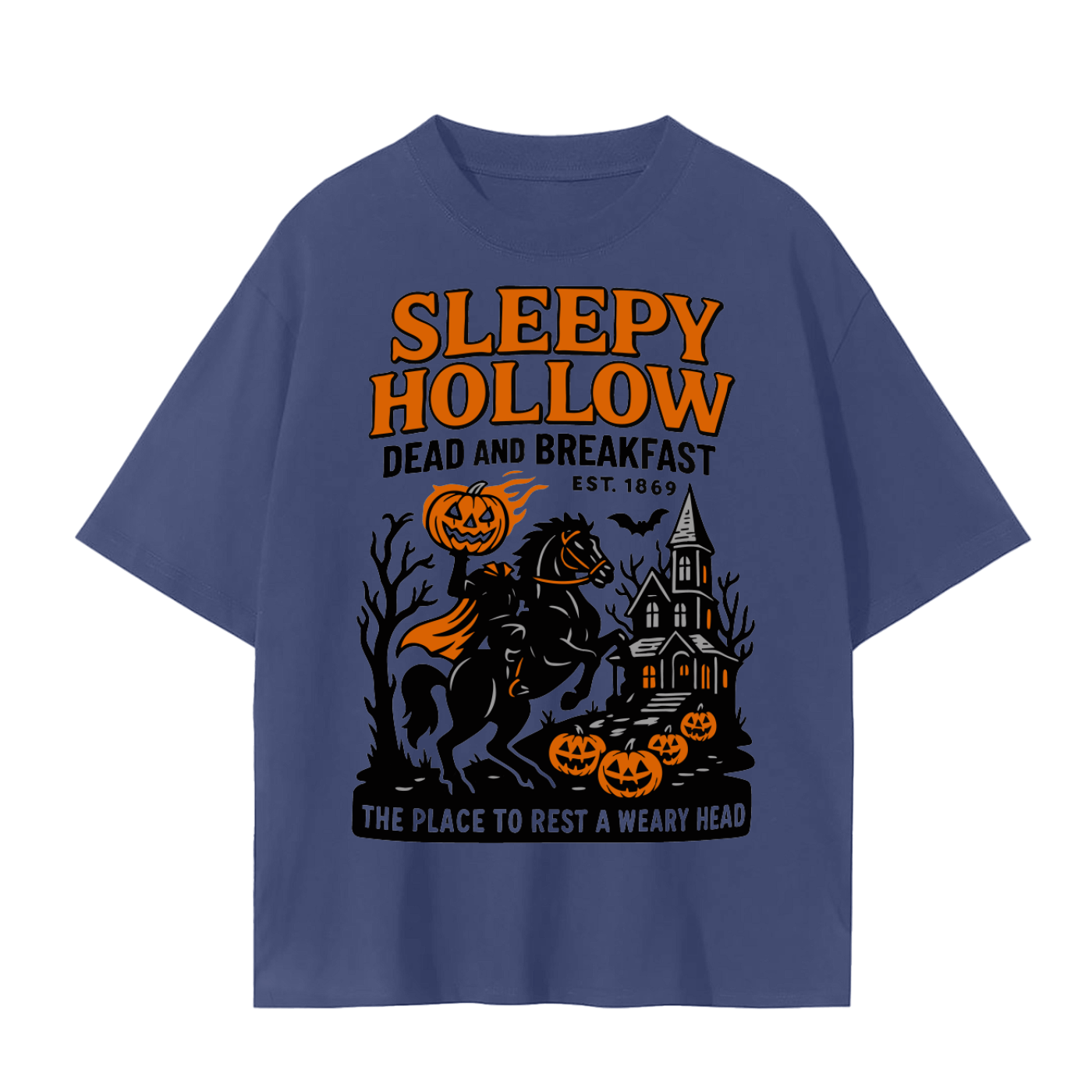 Sleepy Hollow Dead and Breakfast Comfy Tee - Goth Cloth Co.250906PODPQ0633031