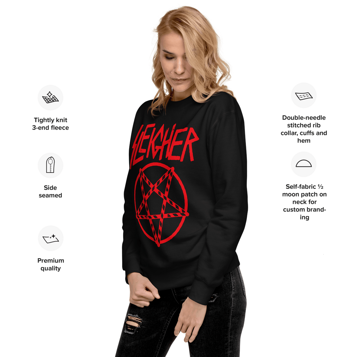 Sleigher Unisex Sweatshirt - Goth Cloth Co.7835284_11254