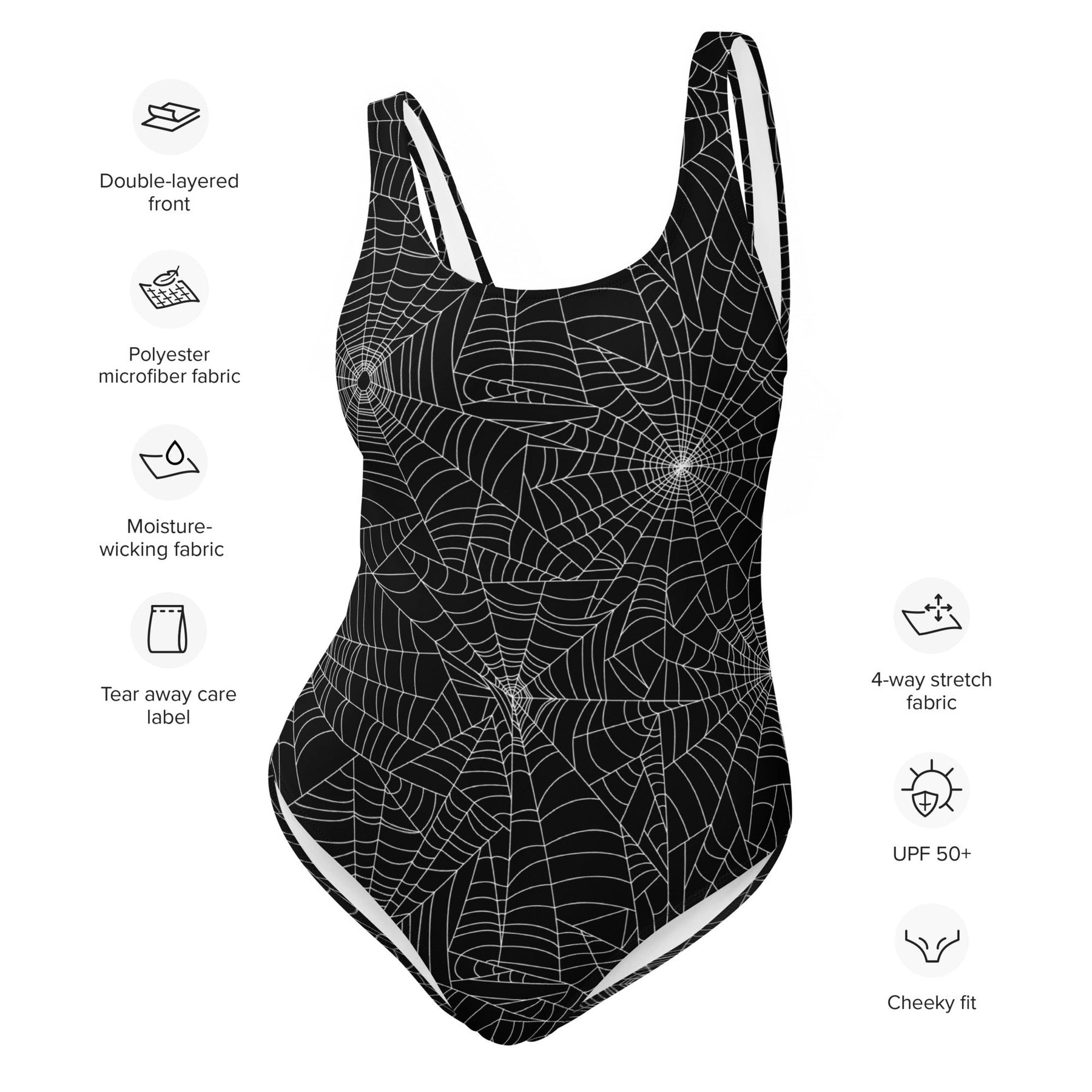Spider Chic One - Piece Swimsuit - Goth Cloth Co.3919808_9014