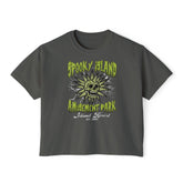 Spooky Island Amusement Park Crop Top - Goth Cloth Co.T-Shirt13397843880728859050