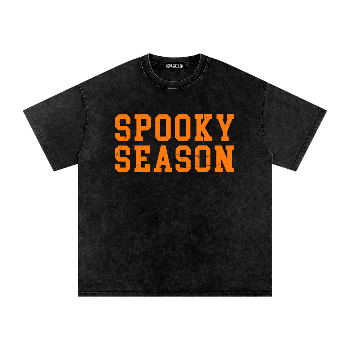 Spooky Season Acid Wash T-Shirt - Goth Cloth Co.gymwear260813PODPQ0627001