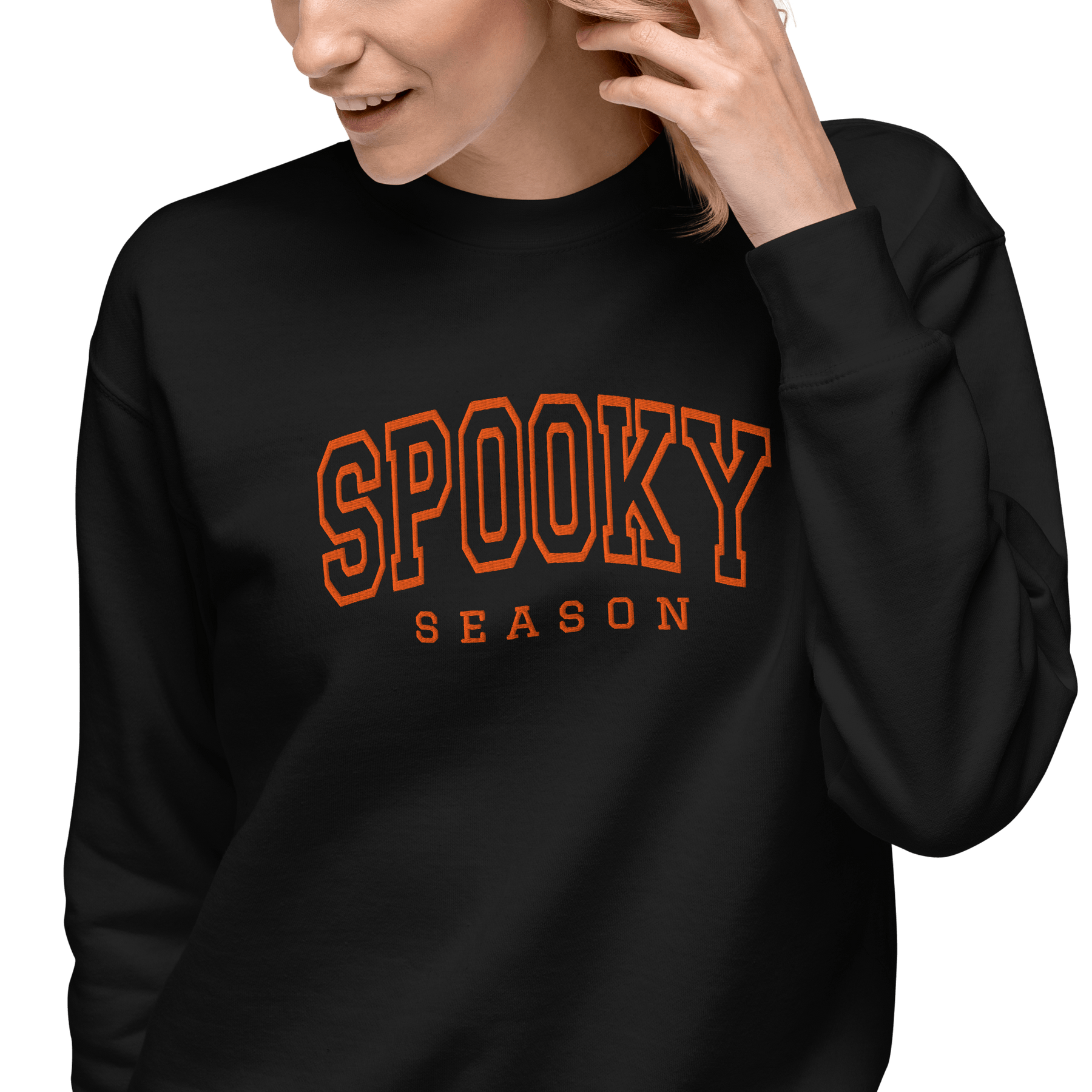 Spooky Season Large Embroidered Sweatshirt - Goth Cloth Co.8803229_11255