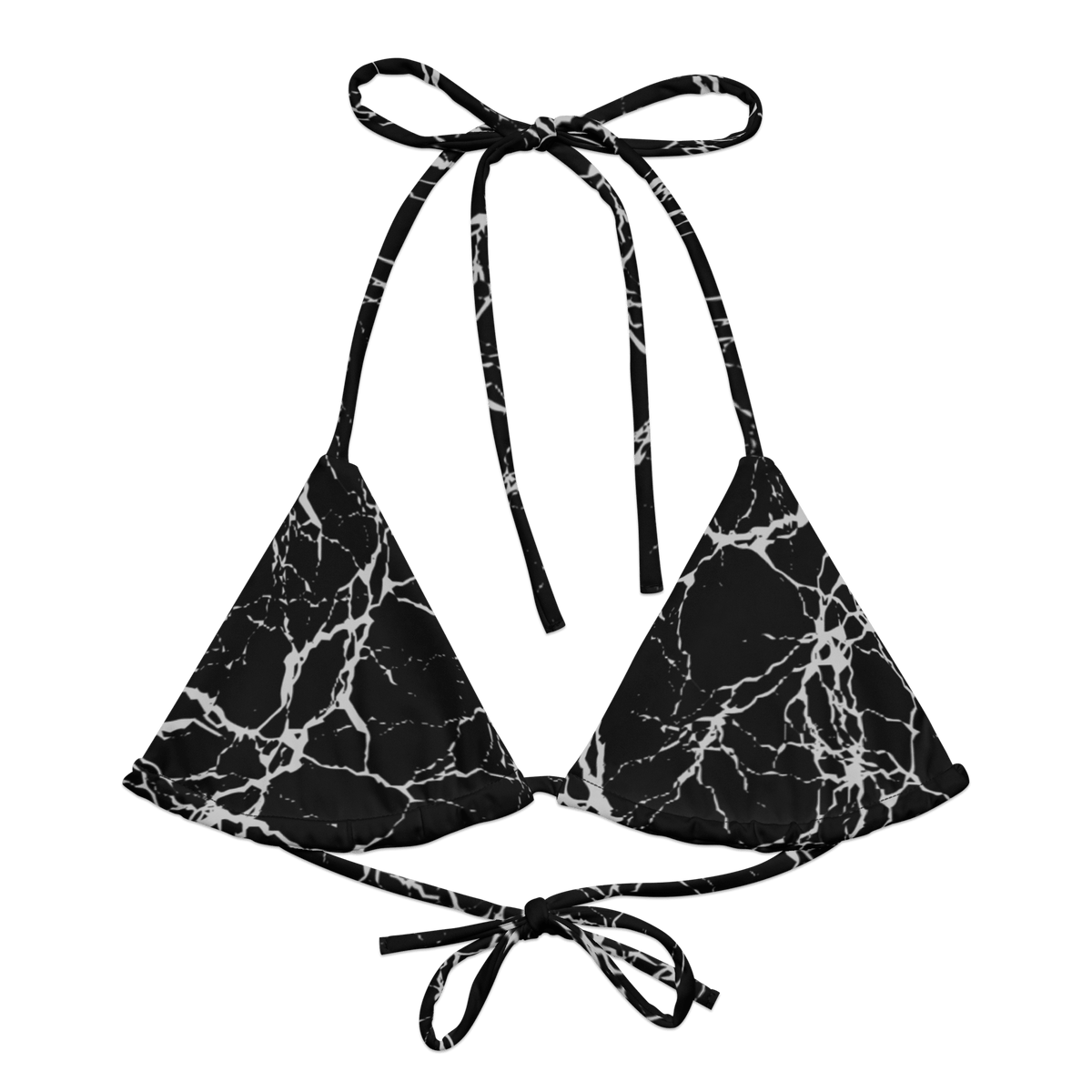 Static Veins String Bikini Top - Goth Cloth Co.7385325_16564