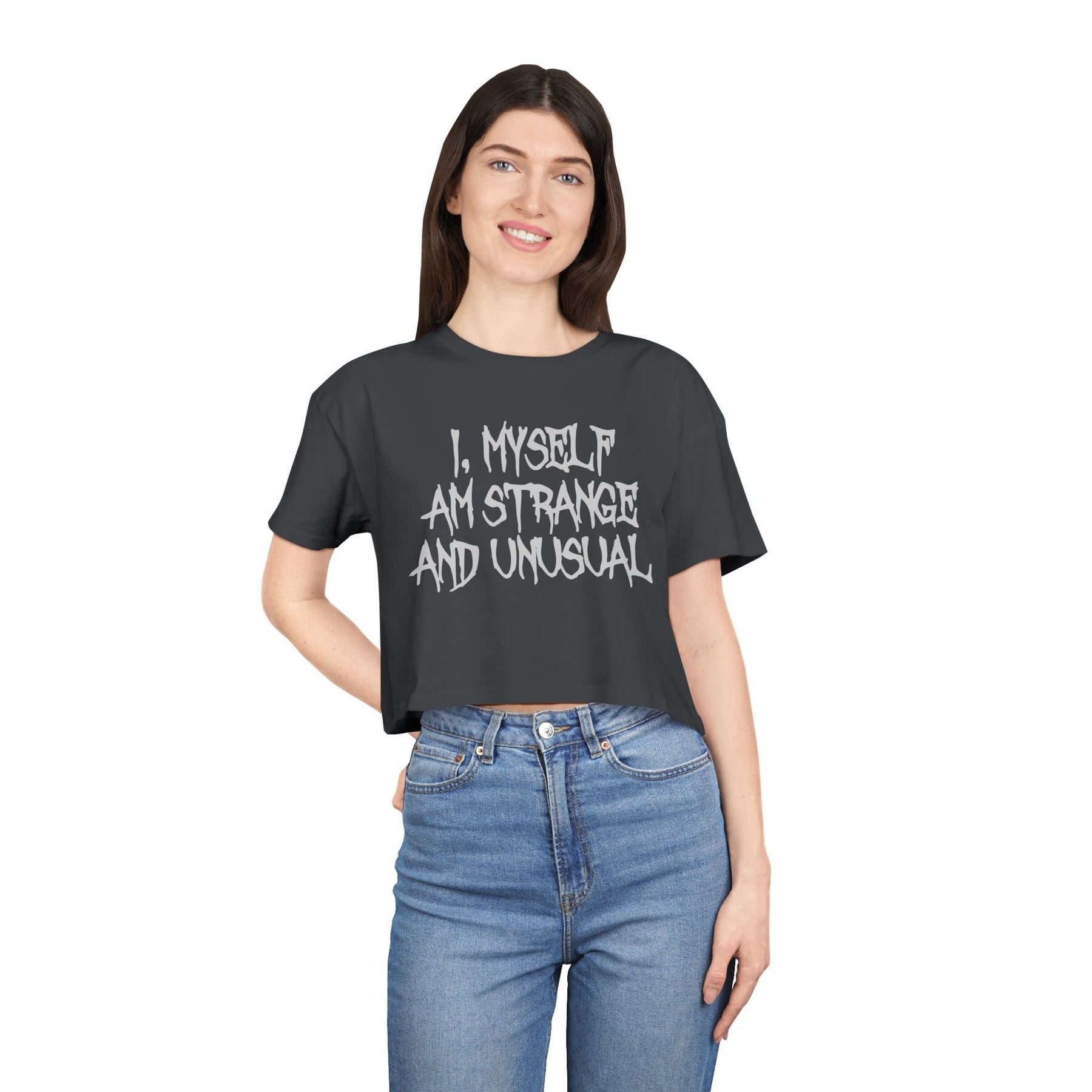 Strange and Unusual Crop Top - Goth Cloth Co.T-Shirt11063760839909846667