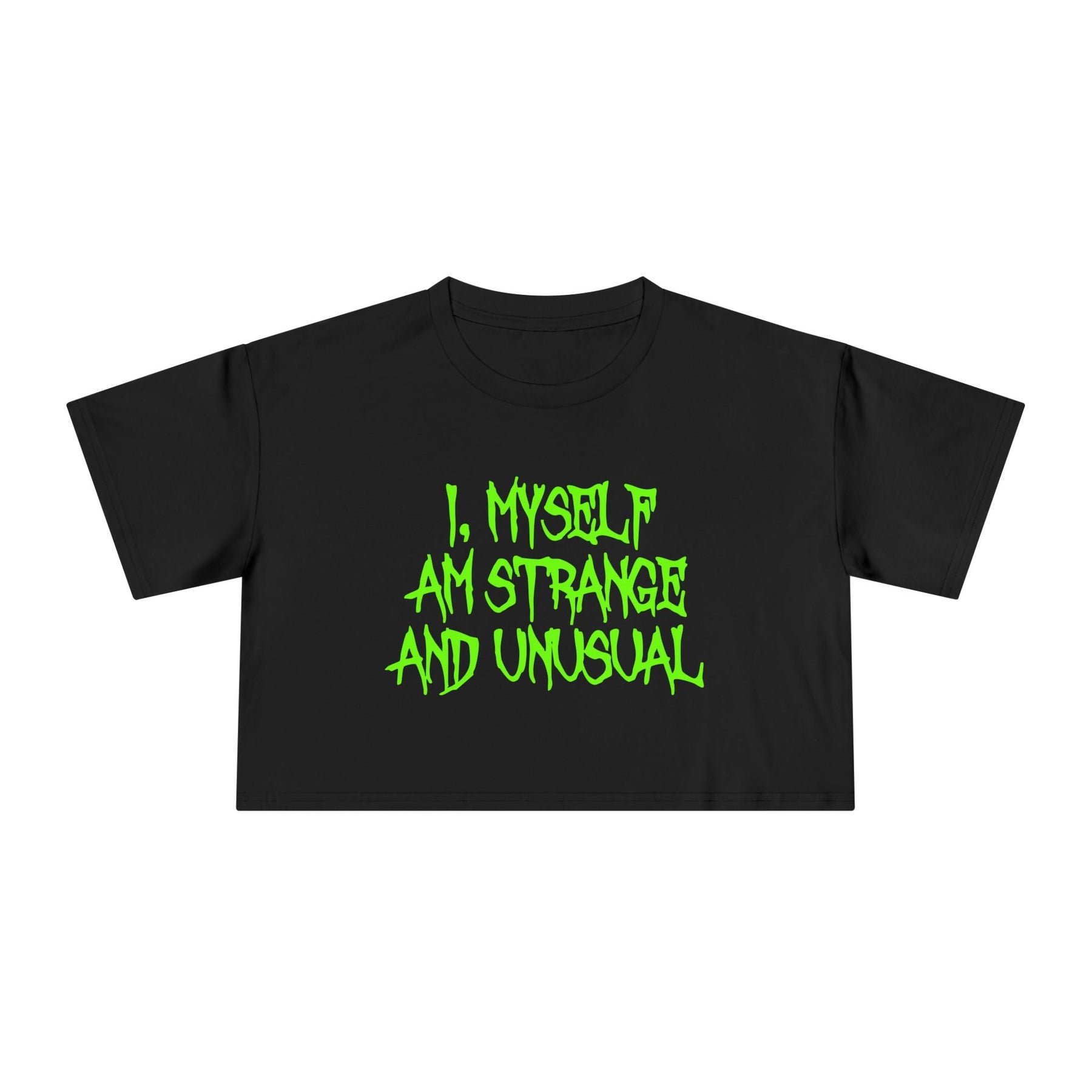 Strange and Unusual Crop Top - Goth Cloth Co.T-Shirt15993079132062893787
