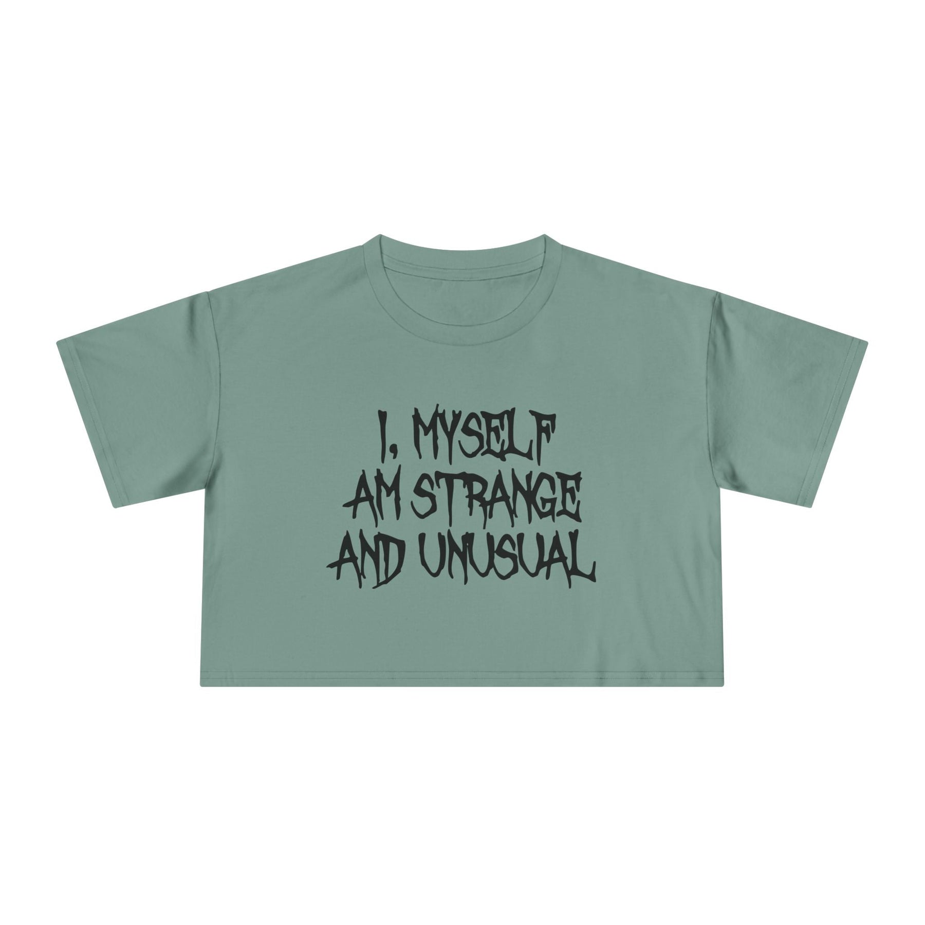 Strange and Unusual Crop Top - Goth Cloth Co.T-Shirt16515827279769849737