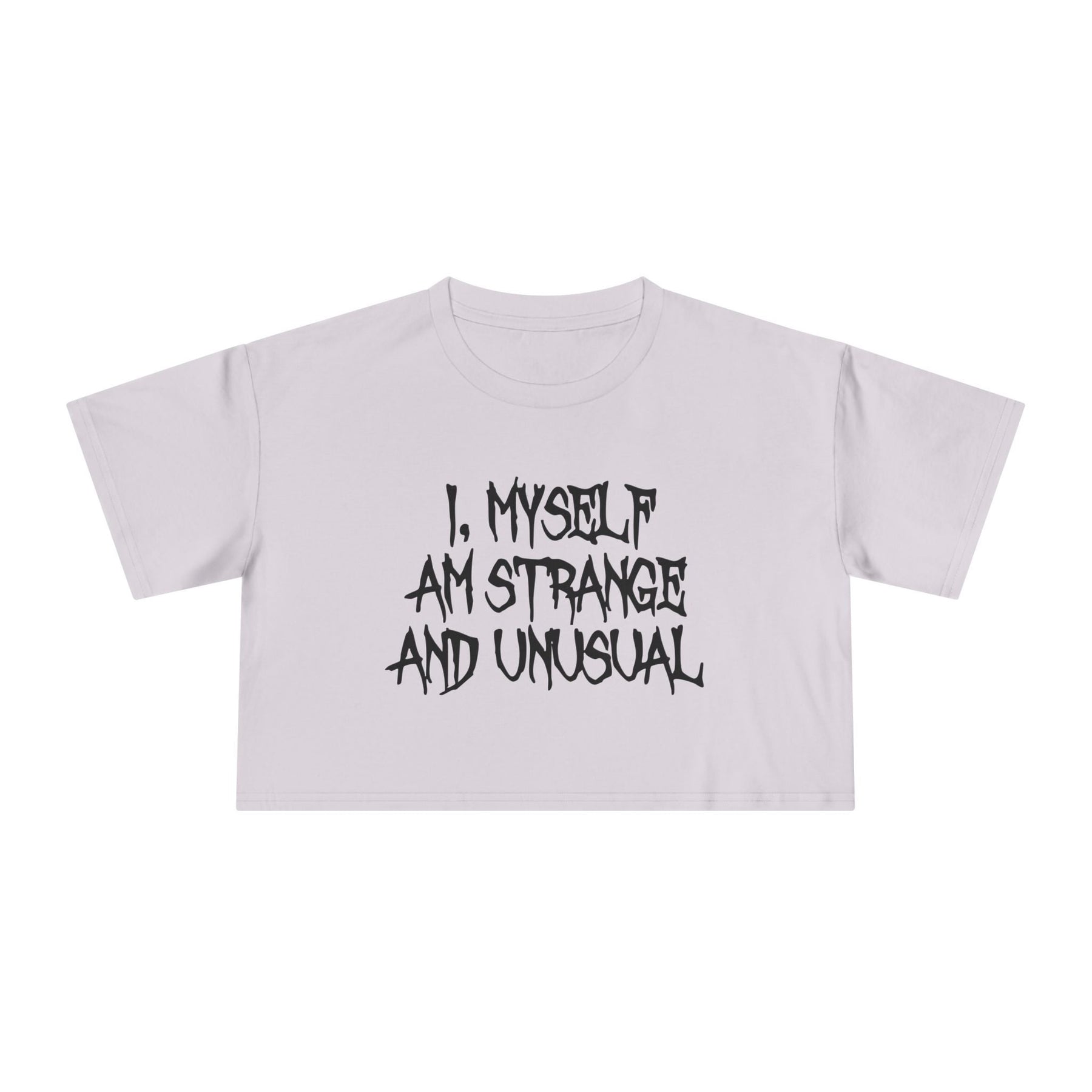 Strange and Unusual Crop Top - Goth Cloth Co.T-Shirt17010612971645567493