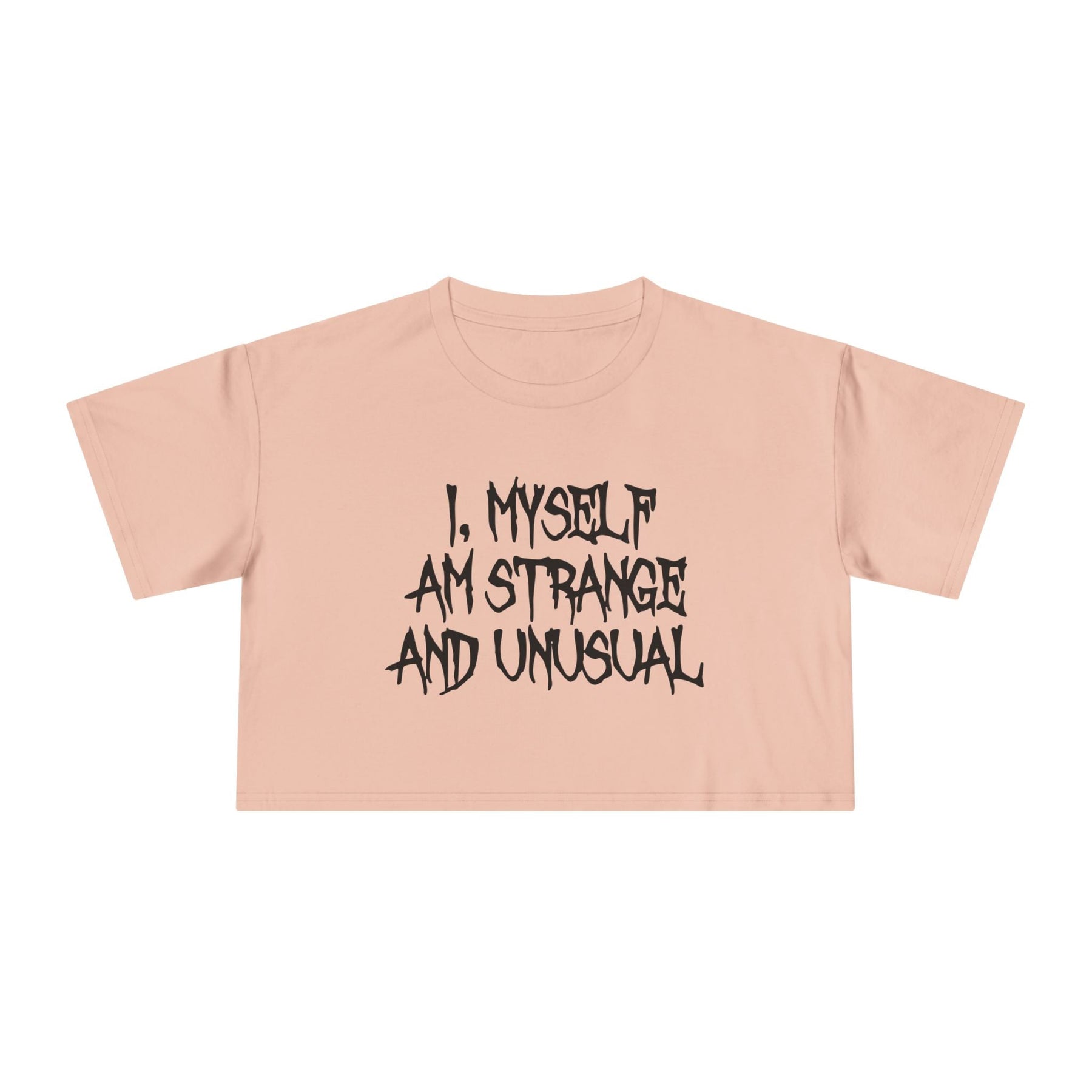 Strange and Unusual Crop Top - Goth Cloth Co.T-Shirt22356338768478116095