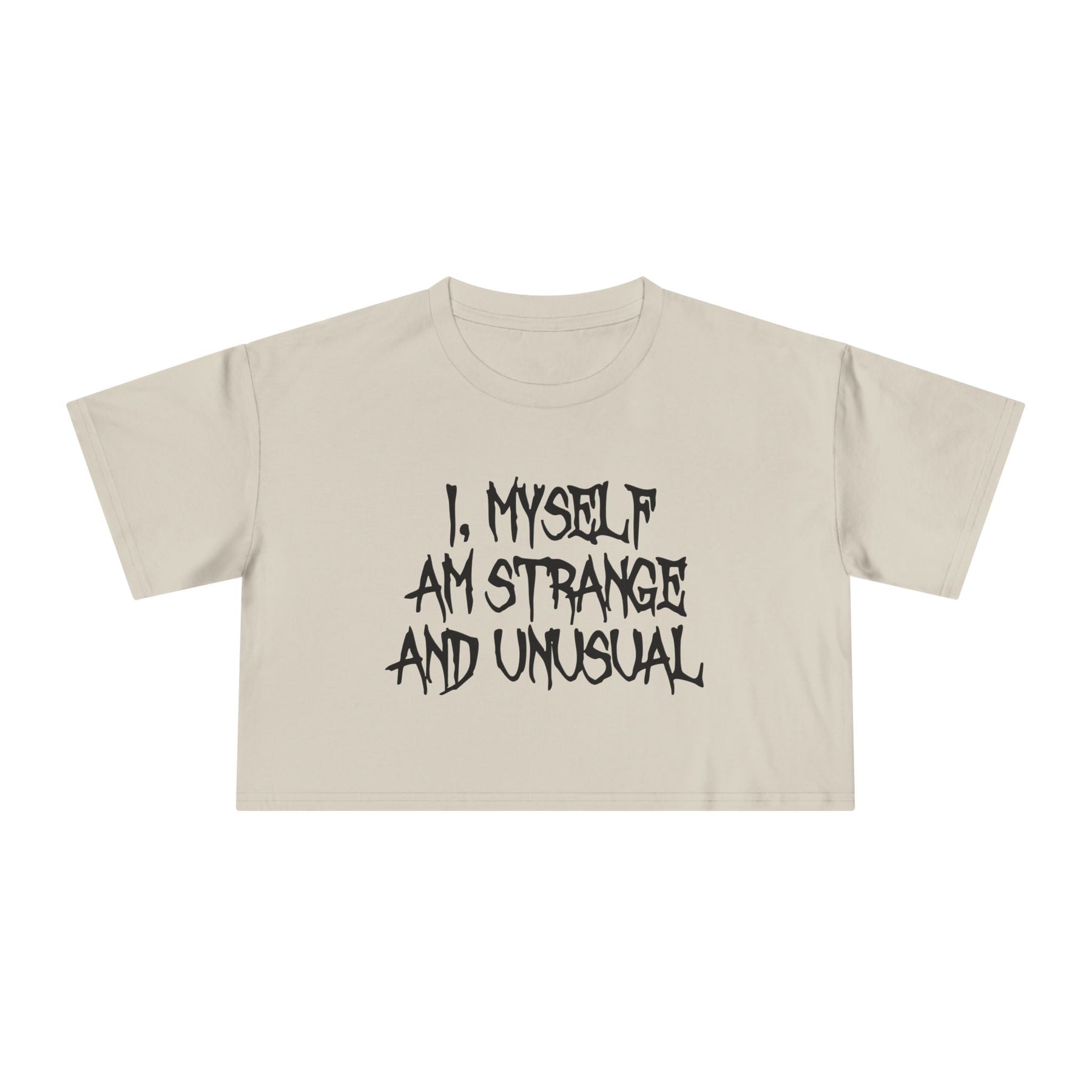 Strange and Unusual Crop Top - Goth Cloth Co.T-Shirt31755718471692170708