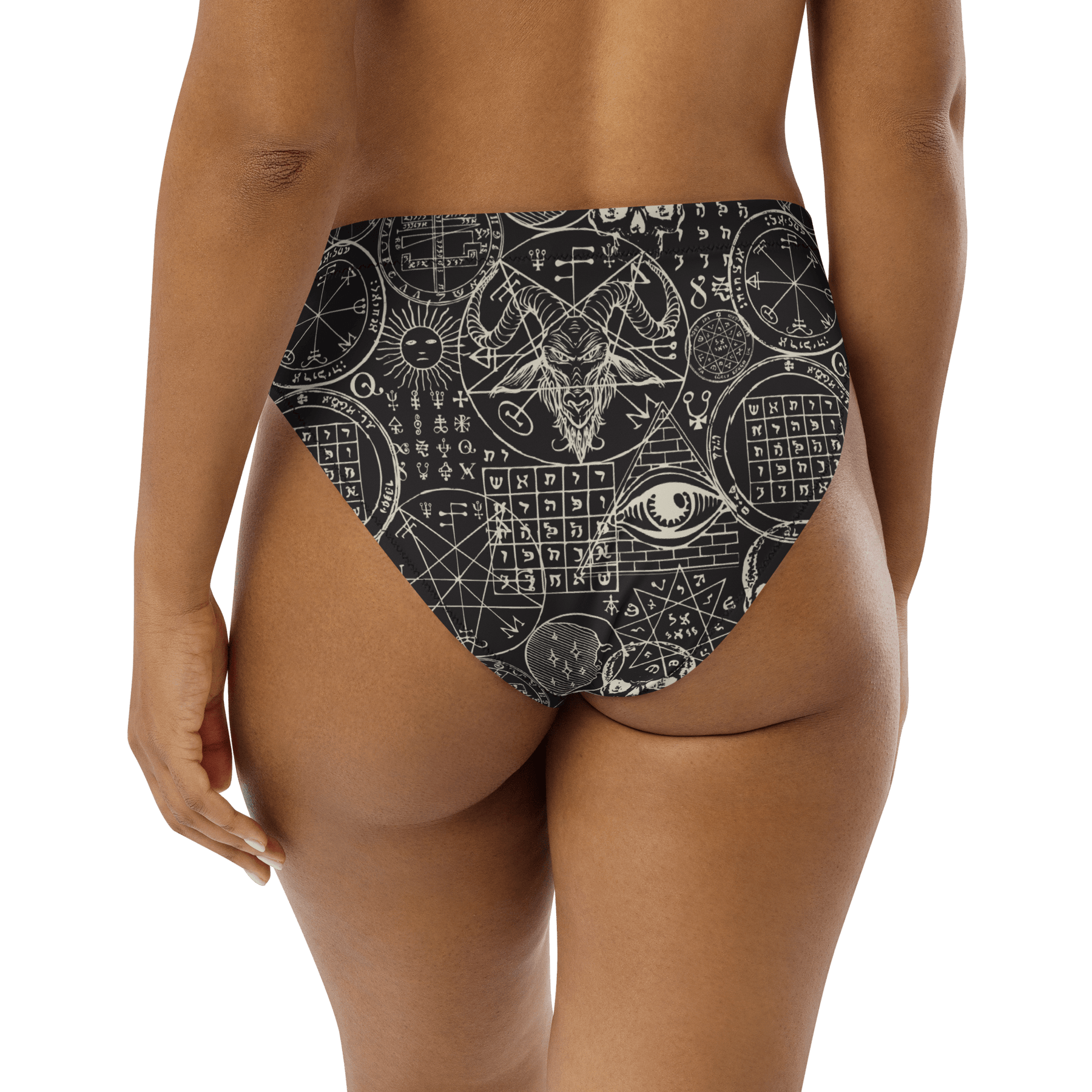 Summon Spirits High - Waisted Sport Bikini Bottoms - Goth Cloth Co.5844020_12042