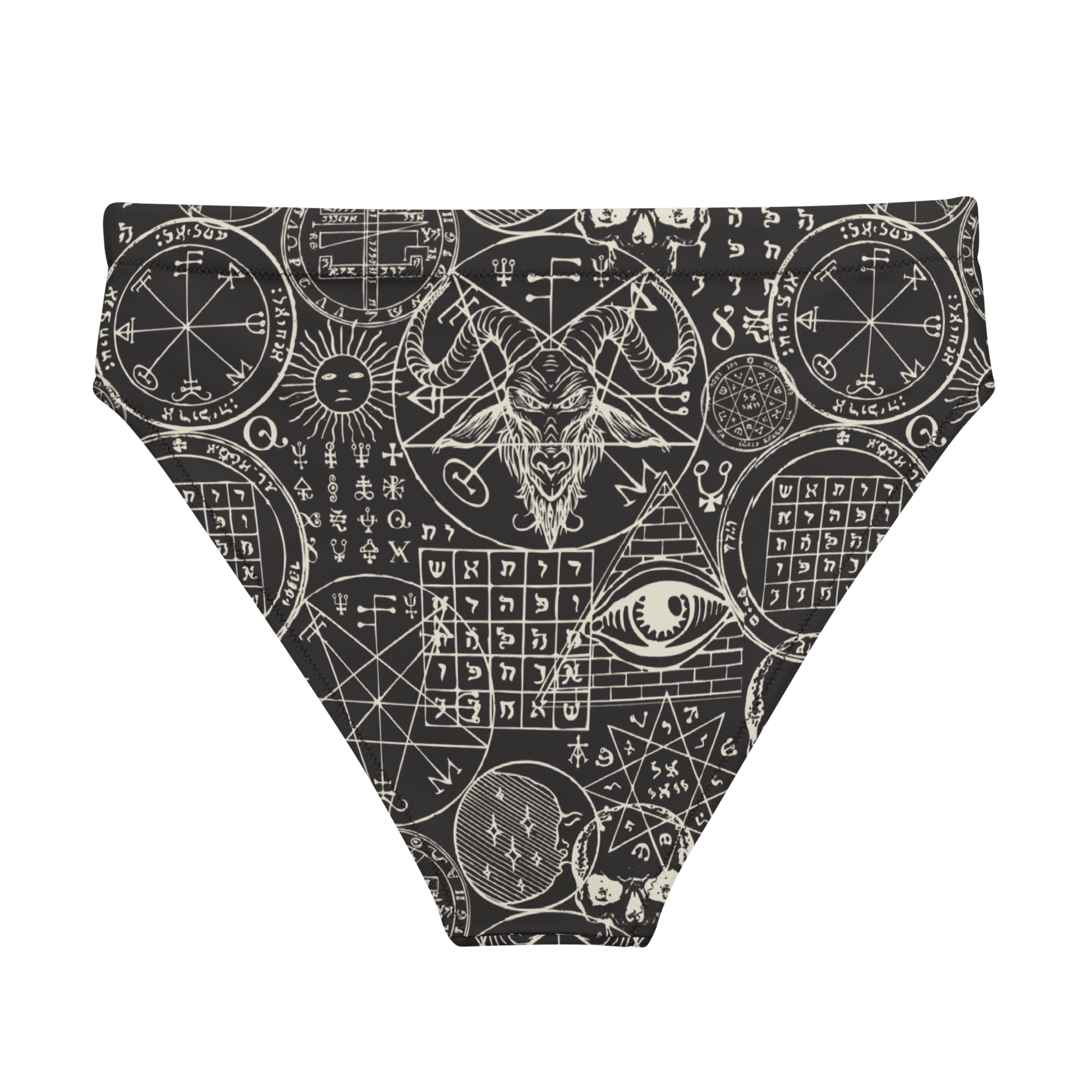 Summon Spirits High - Waisted Sport Bikini Bottoms - Goth Cloth Co.5844020_12042