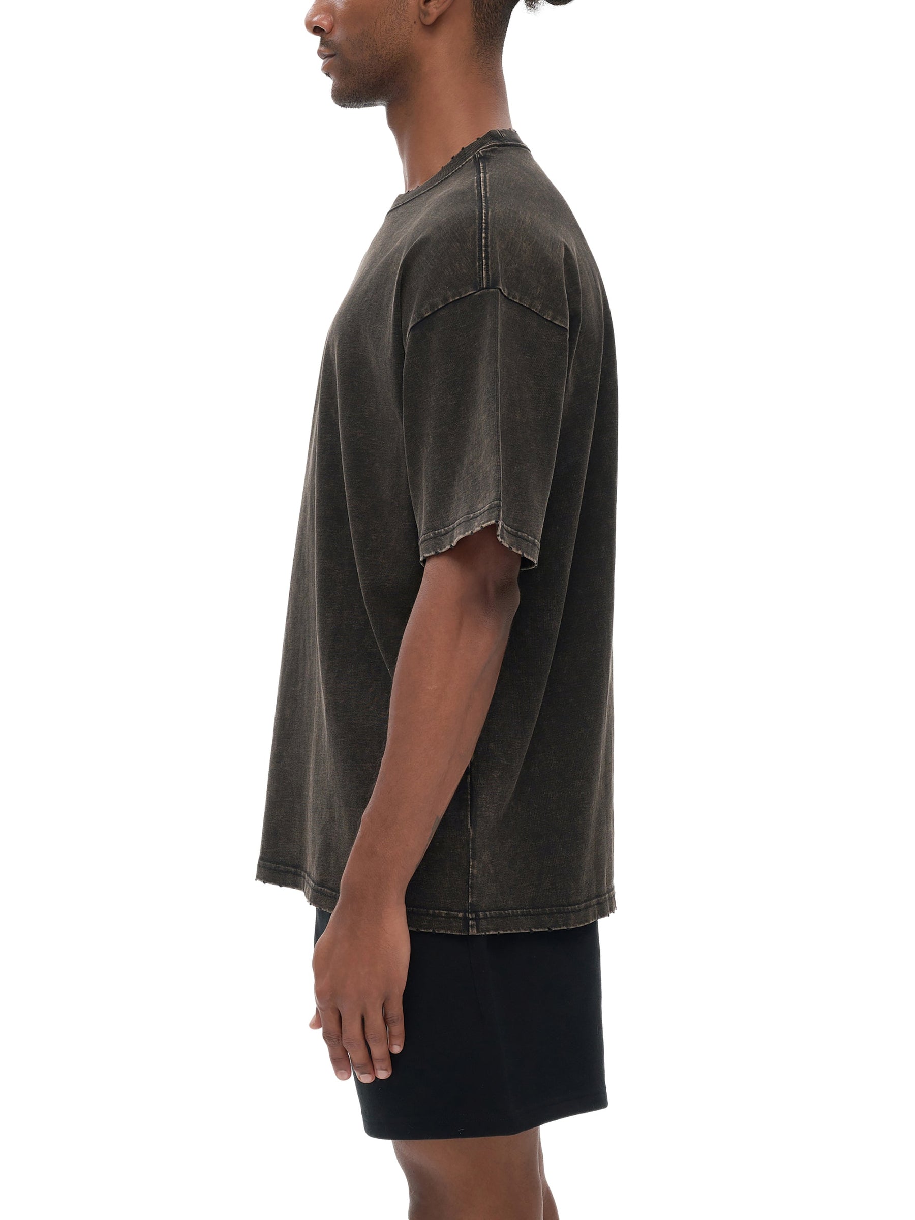 Summoning Shadows Edge Frayed Vintage Washed Tee