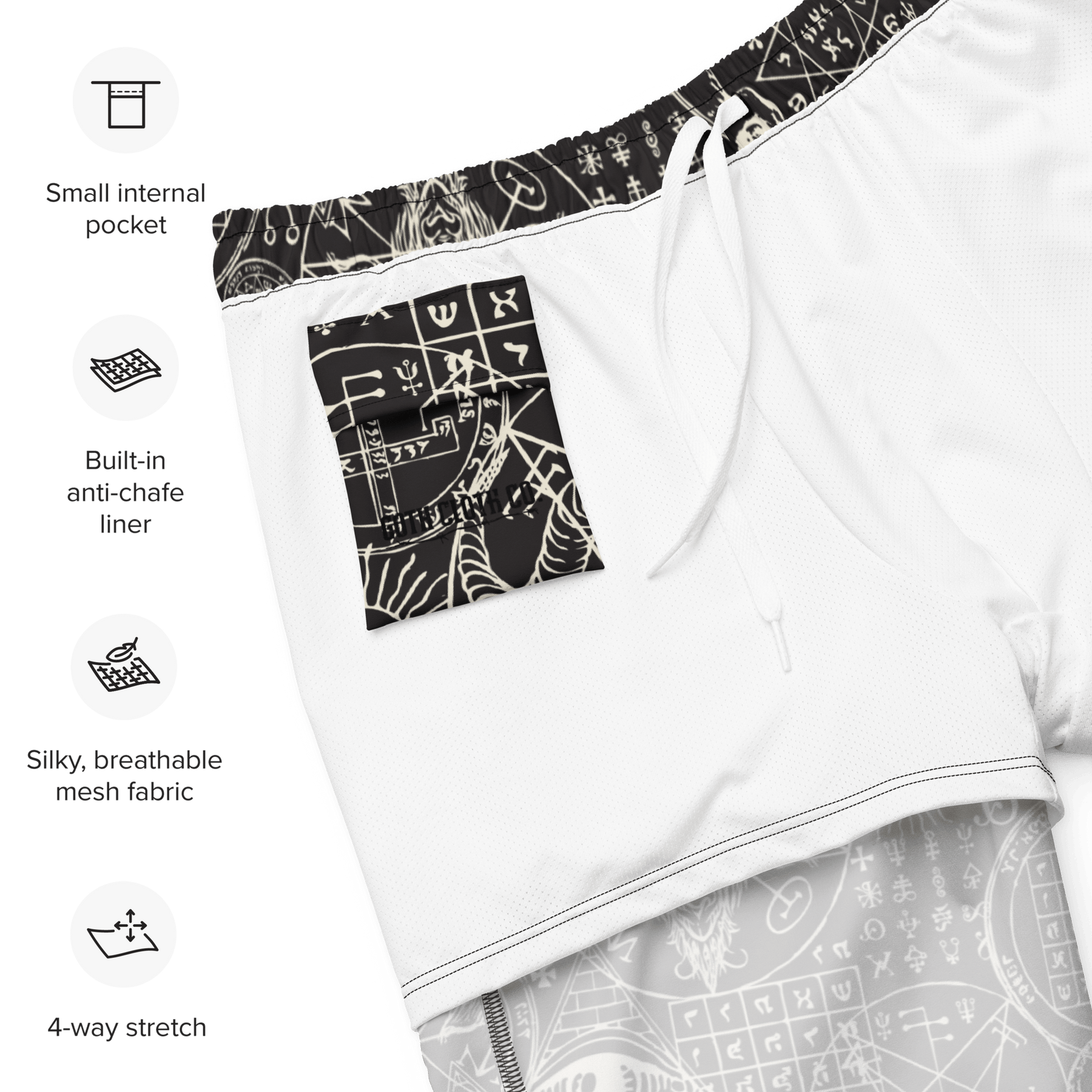 Summoning Spirits Men's Swim Trunks - Goth Cloth Co.4396057_14636