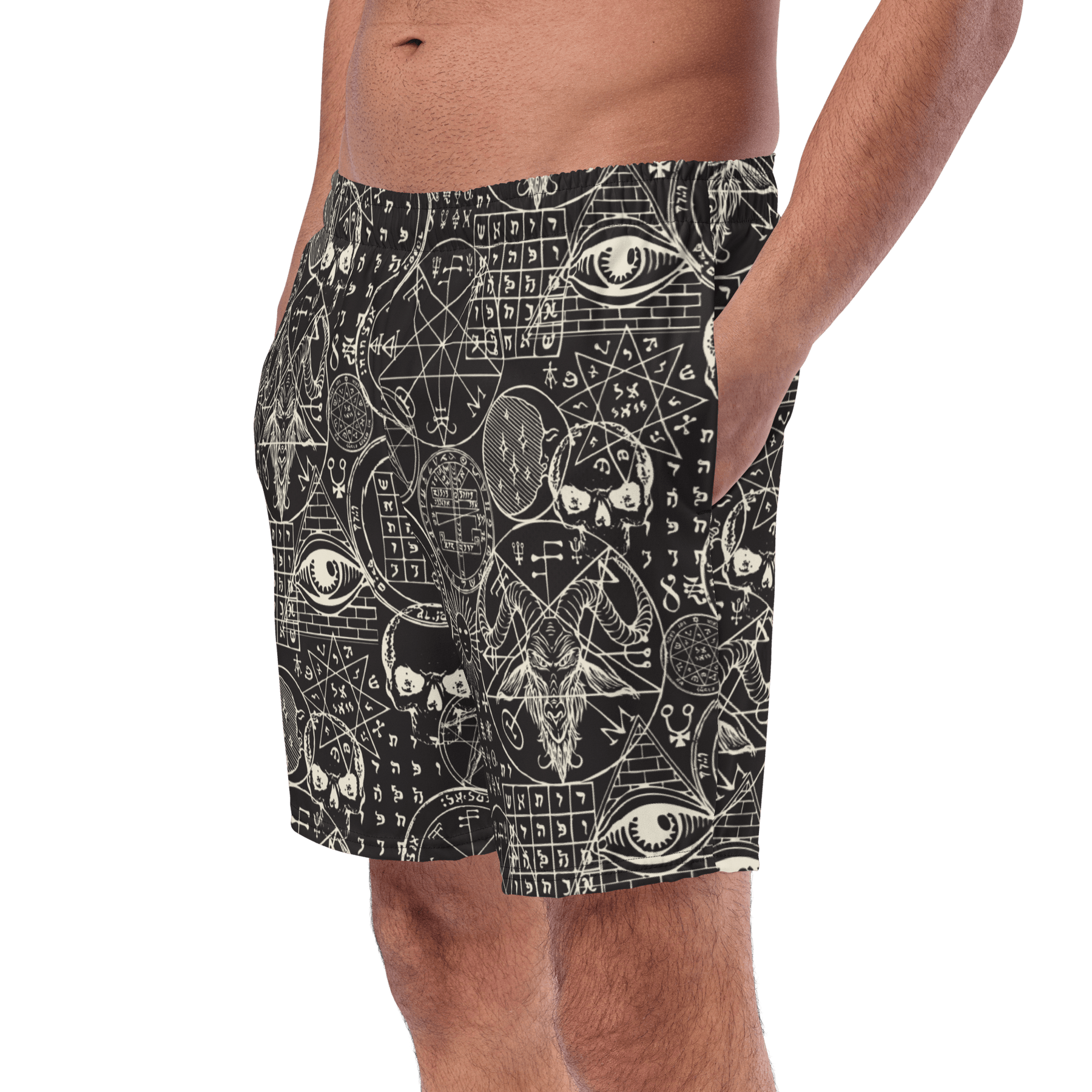 Summoning Spirits Men's Swim Trunks - Goth Cloth Co.4396057_14636