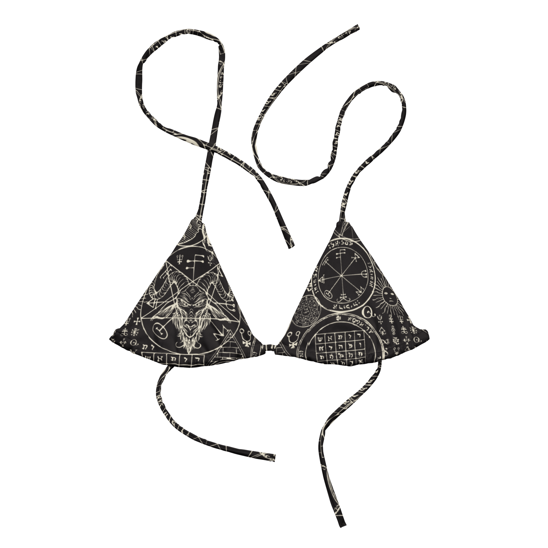 Summoning Spirits String Bikini Top - Goth Cloth Co.4694165_16564