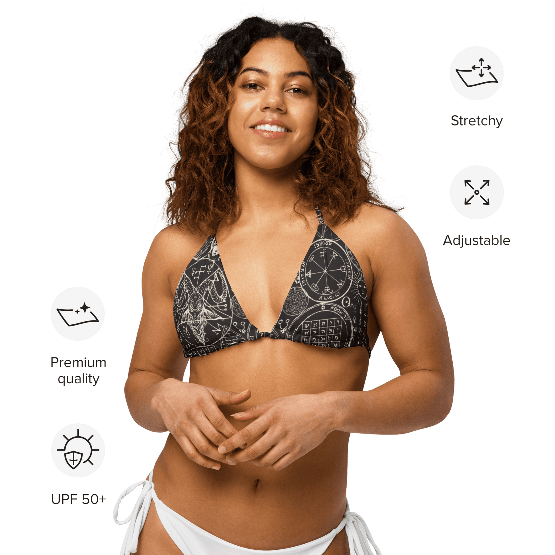 Summoning Spirits String Bikini Top - Goth Cloth Co.4694165_16564