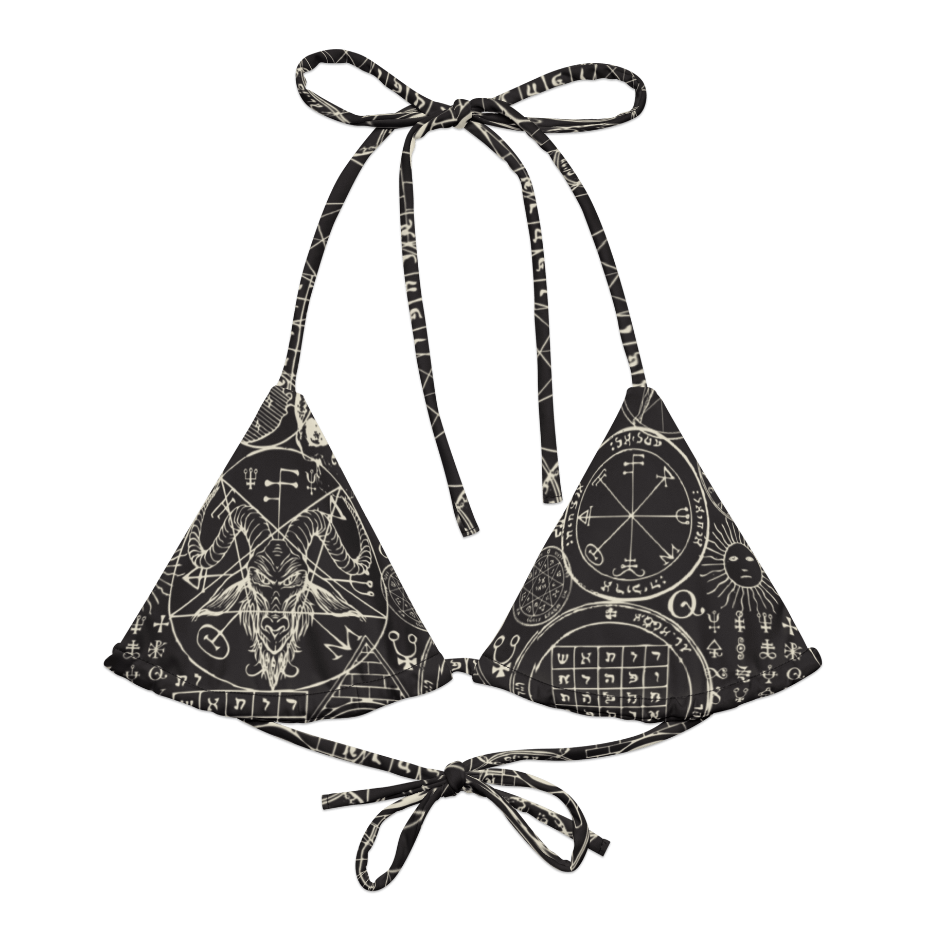 Summoning Spirits String Bikini Top - Goth Cloth Co.4694165_16564