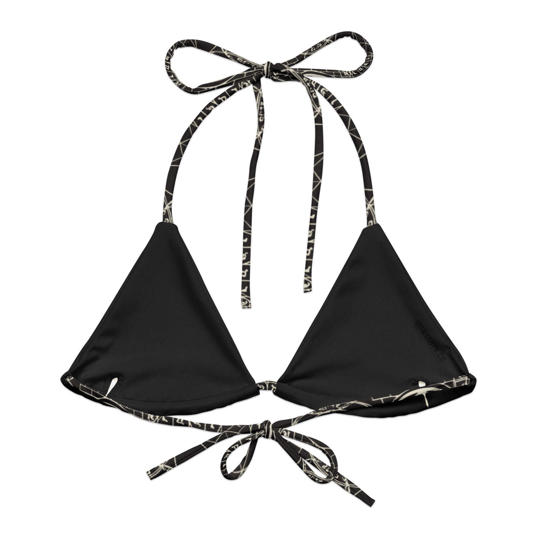 Summoning Spirits String Bikini Top - Goth Cloth Co.4694165_16564