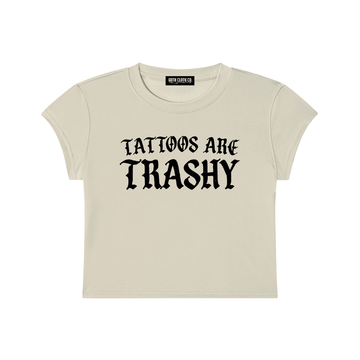 Tattoos Are Trashy Baby Tee - Goth Cloth Co.260423PODAA0336001